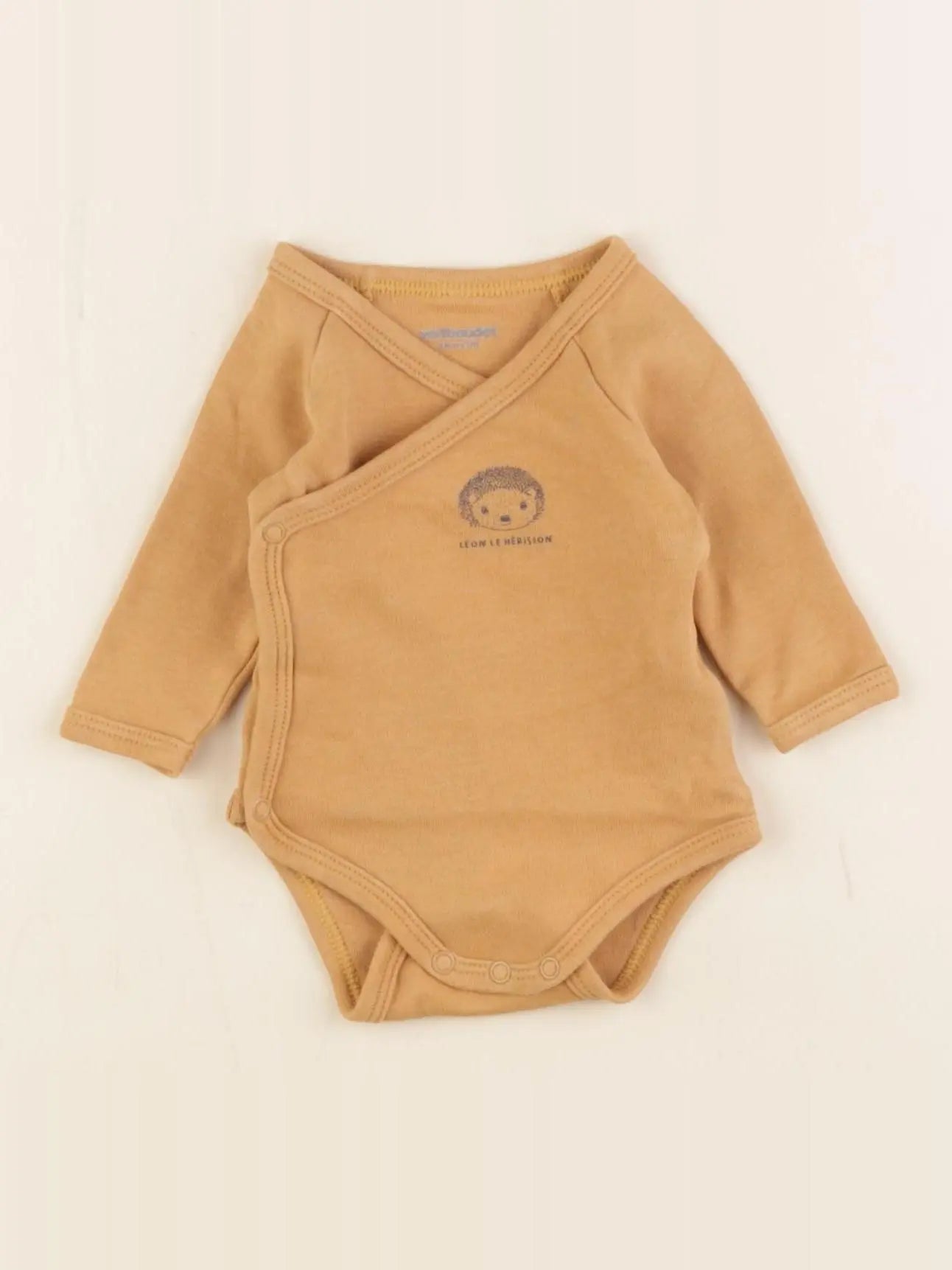 Vertbaudet - body marron - 1 mois