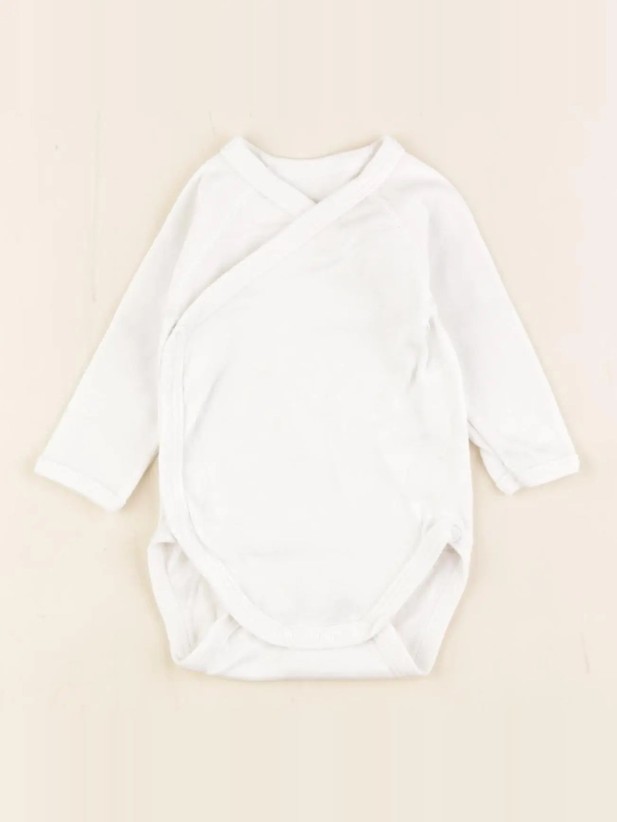 Petit Bateau - body blanc - 1 mois