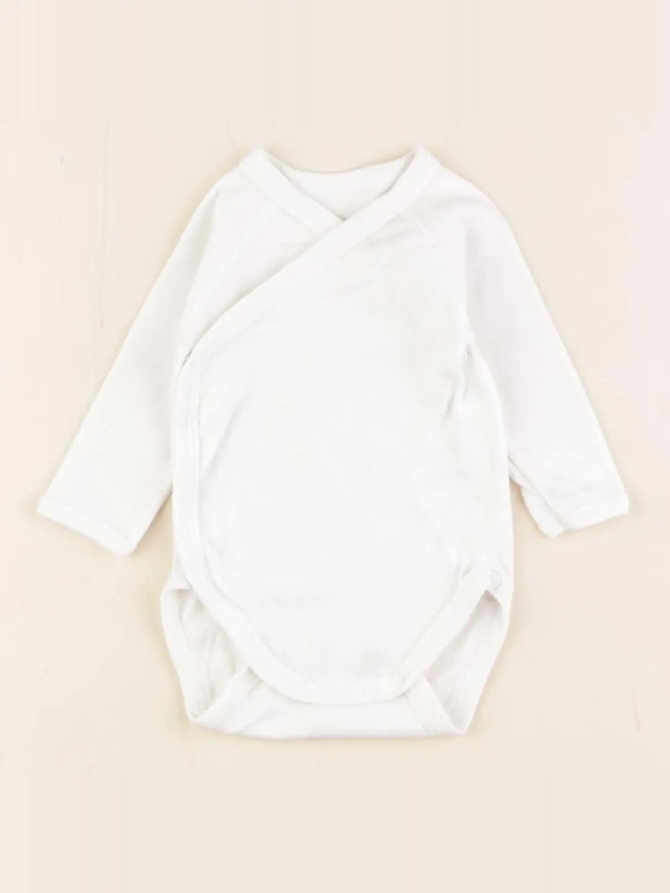 Petit Bateau - body blanc - 1 mois