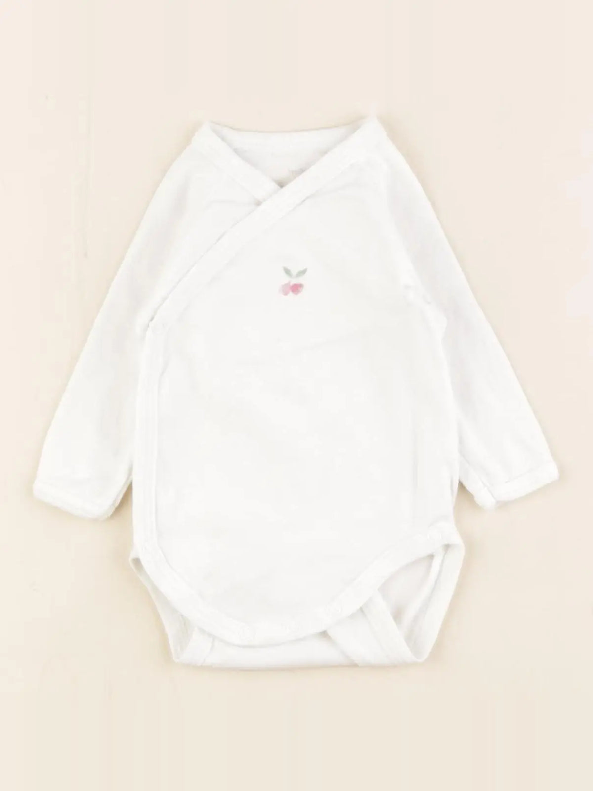 Petit Bateau - body blanc - 1 mois