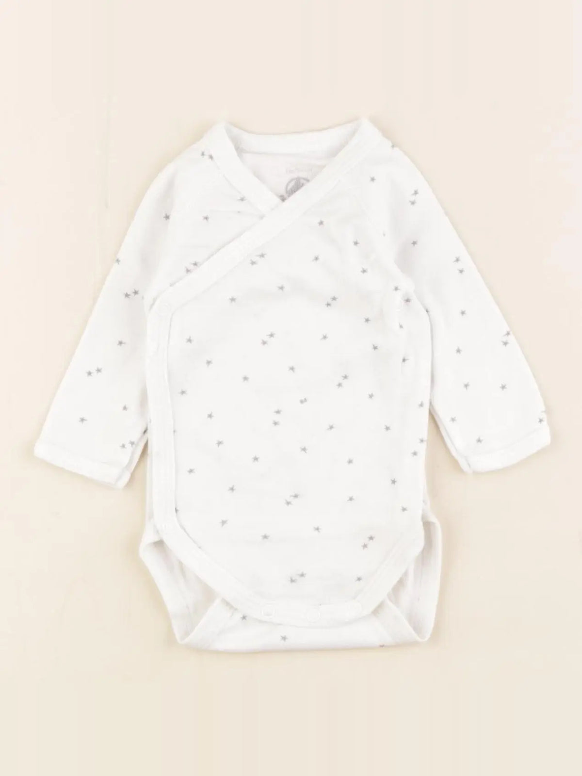 Petit Bateau - body blanc - 1 mois