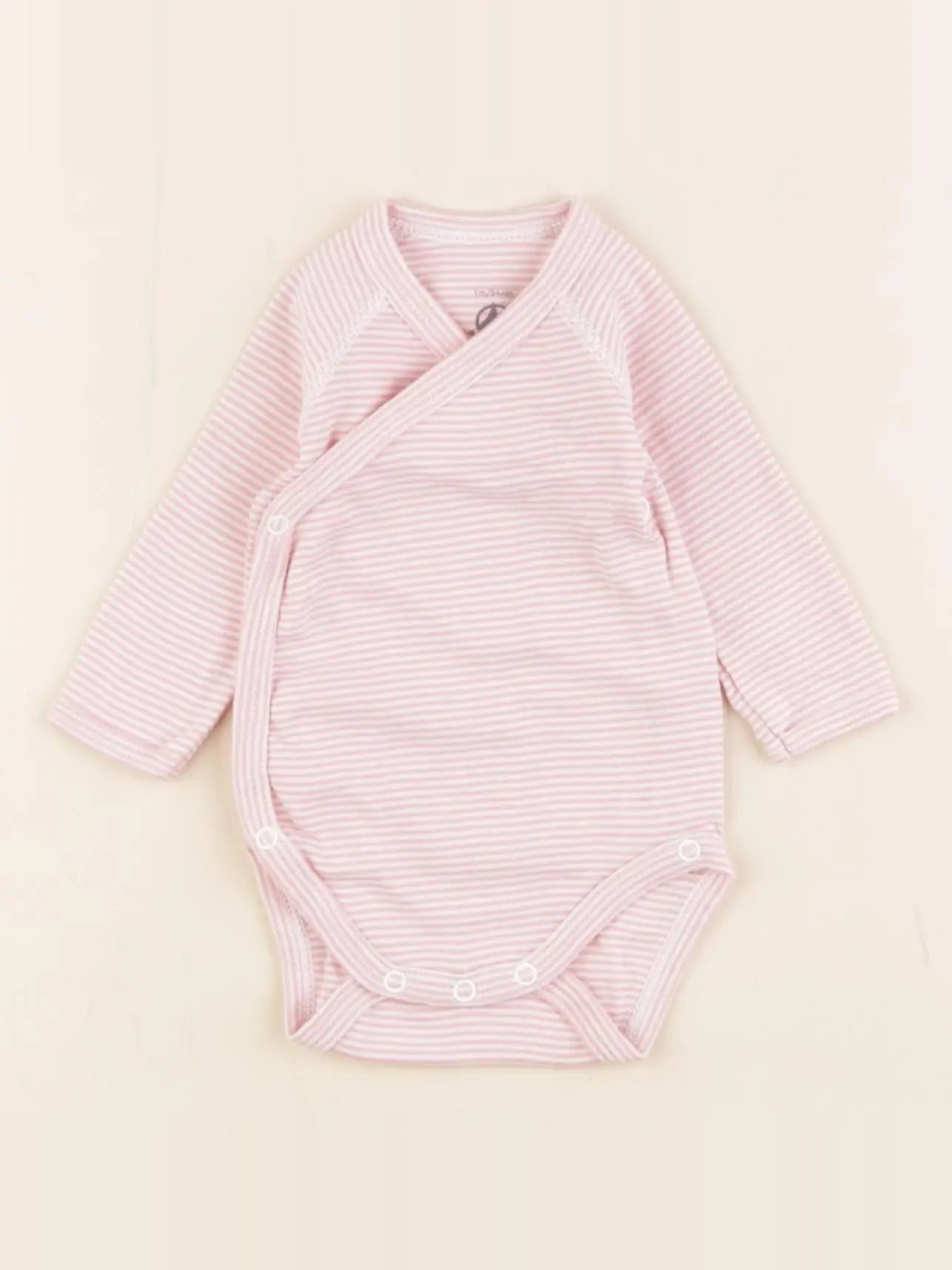 Petit Bateau - body rose - 1 mois
