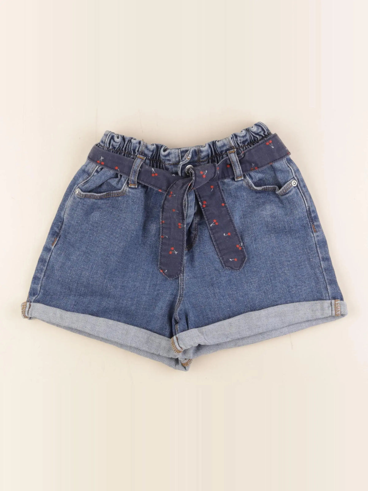 Vertbaudet - short bleu - 8 ans