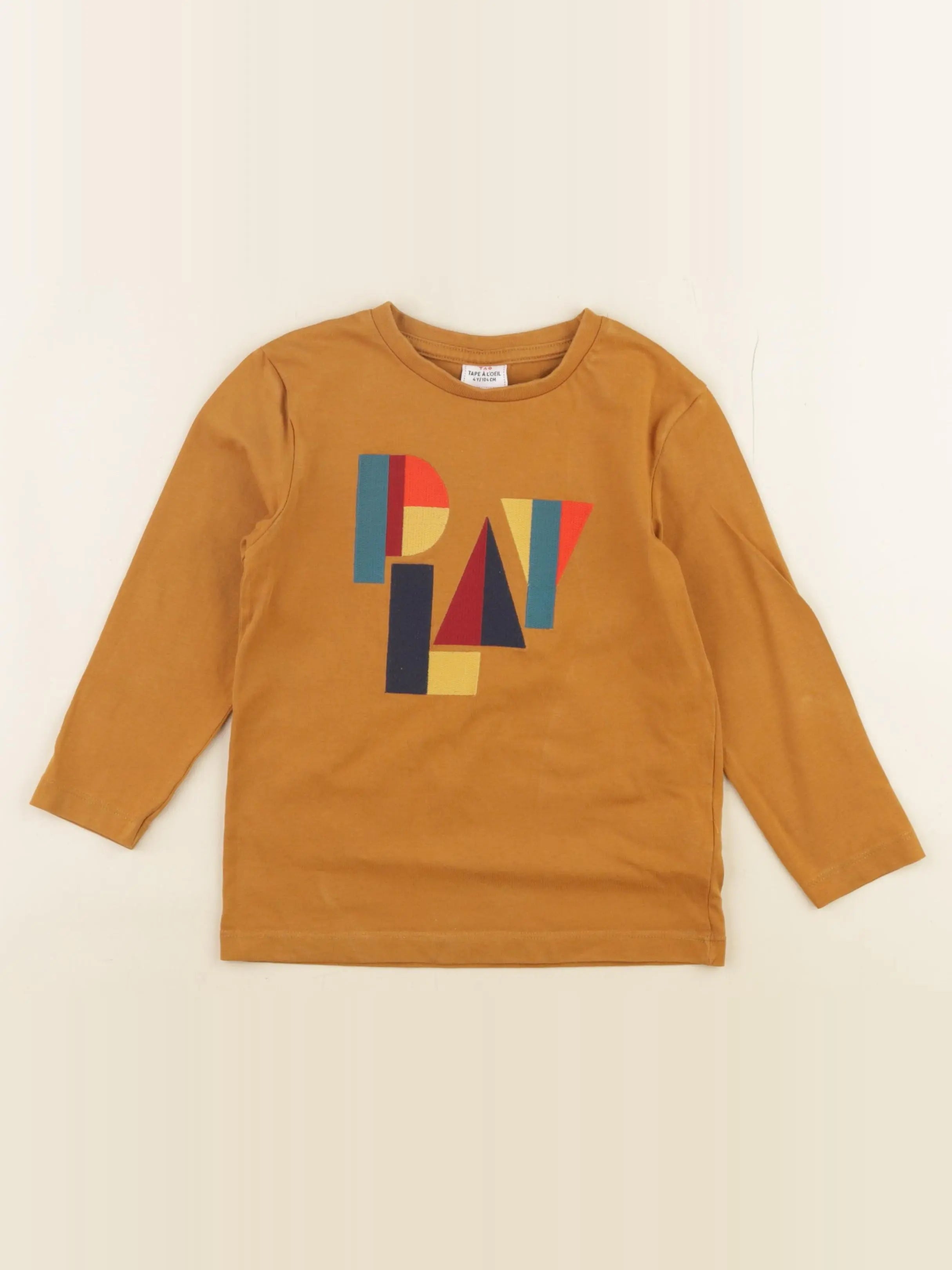 Tape à l'oeil - tee-shirt marron - 4 ans