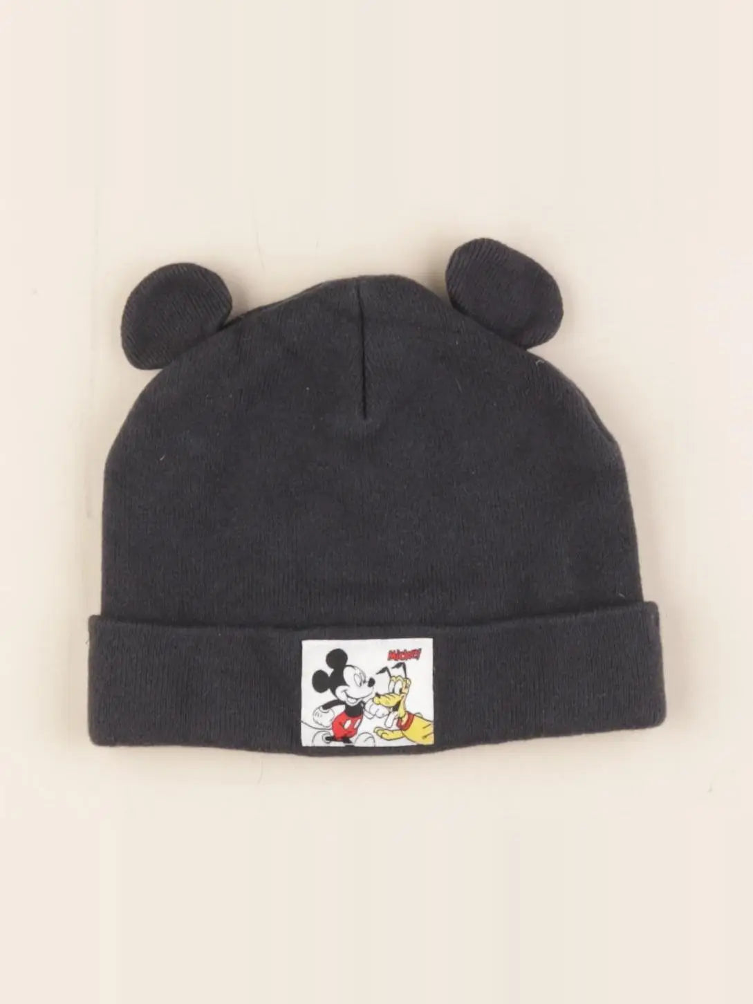 H&M - bonnet taupe - 2/4 ans