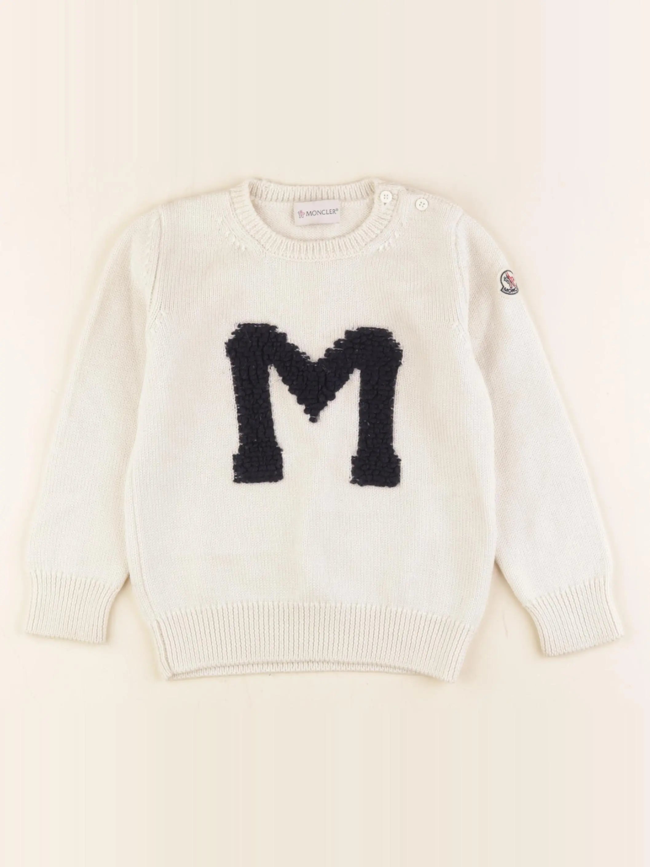 Moncler - pull beige - 3 ans