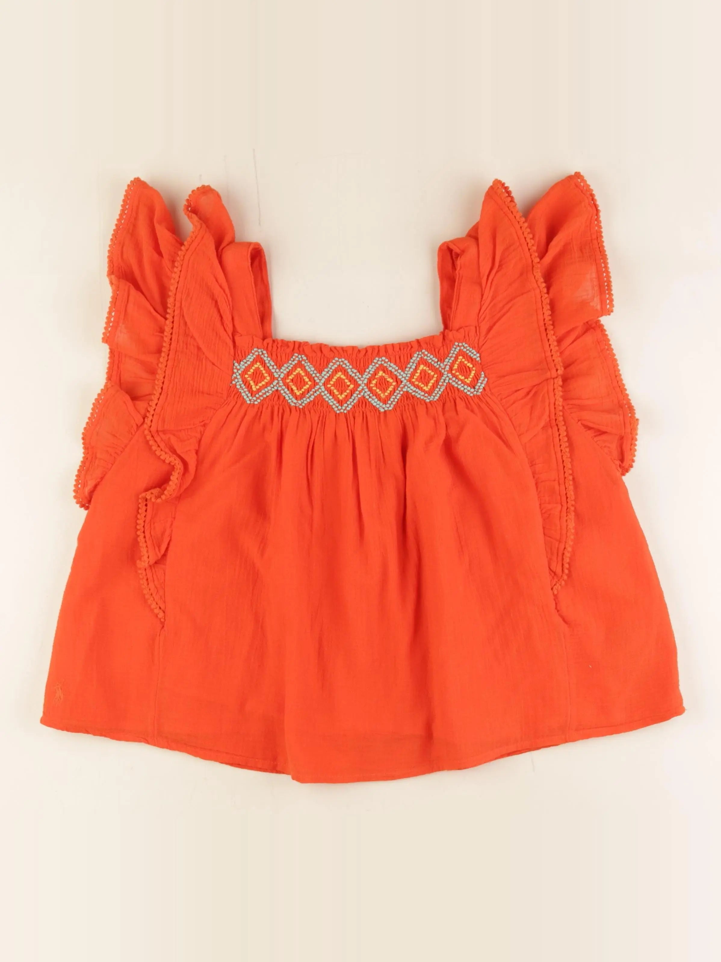 Ralph Lauren - blouse orange - 14 ans