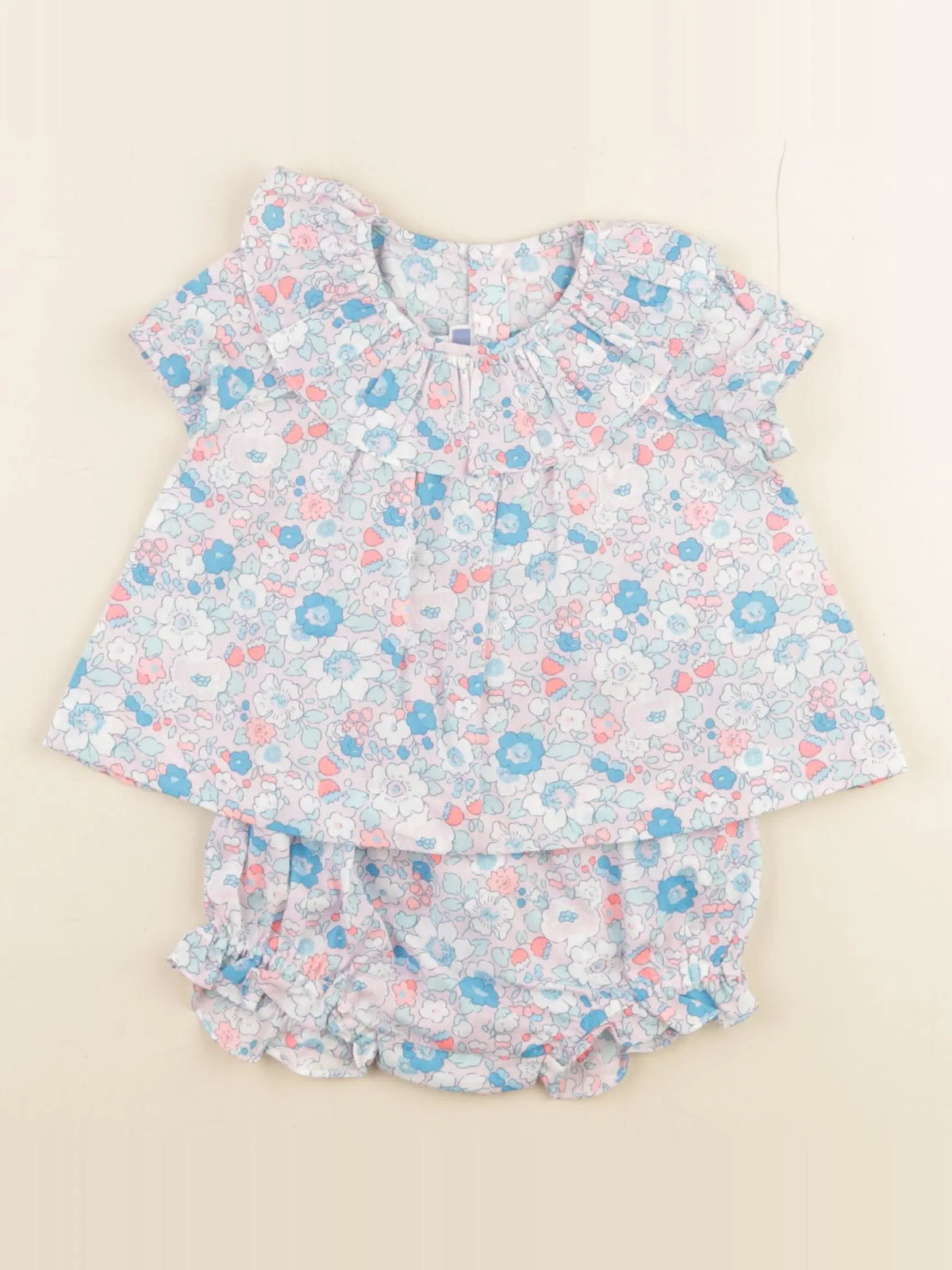 Jacadi - ensemble liberty multicolore - 6 mois