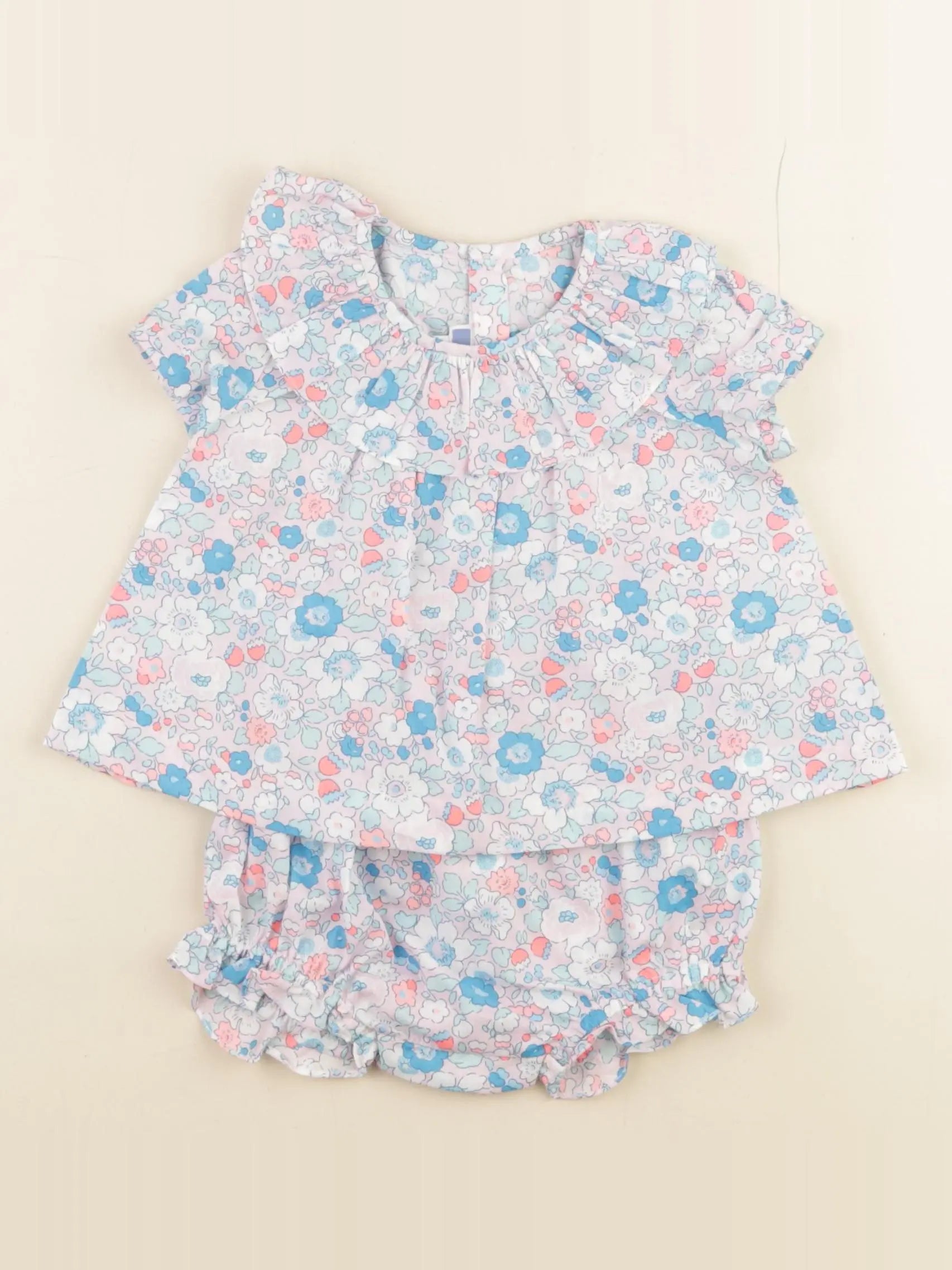 Jacadi - ensemble liberty multicolore - 6 mois