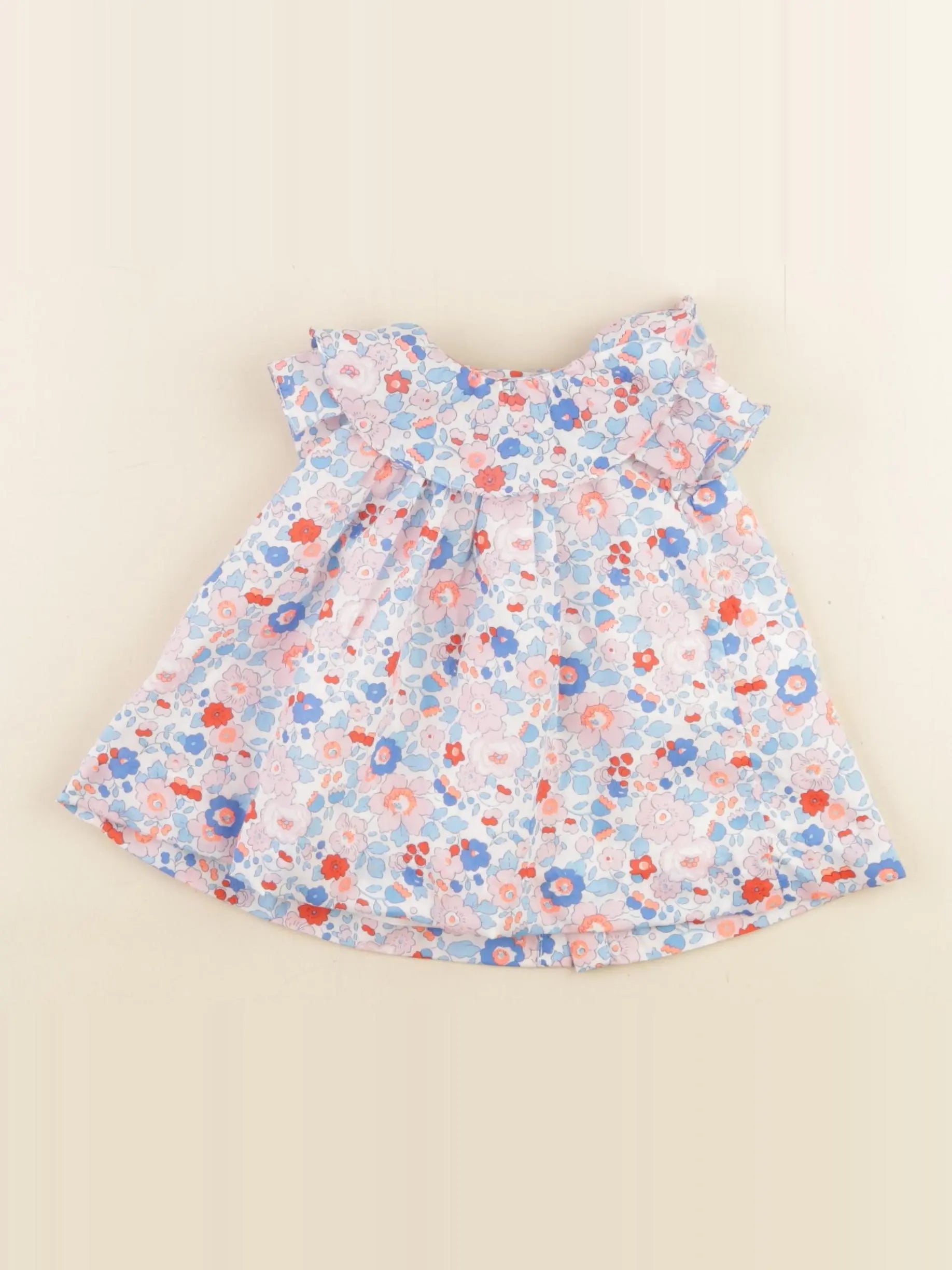 Jacadi - robe liberty multicolore - 1 mois