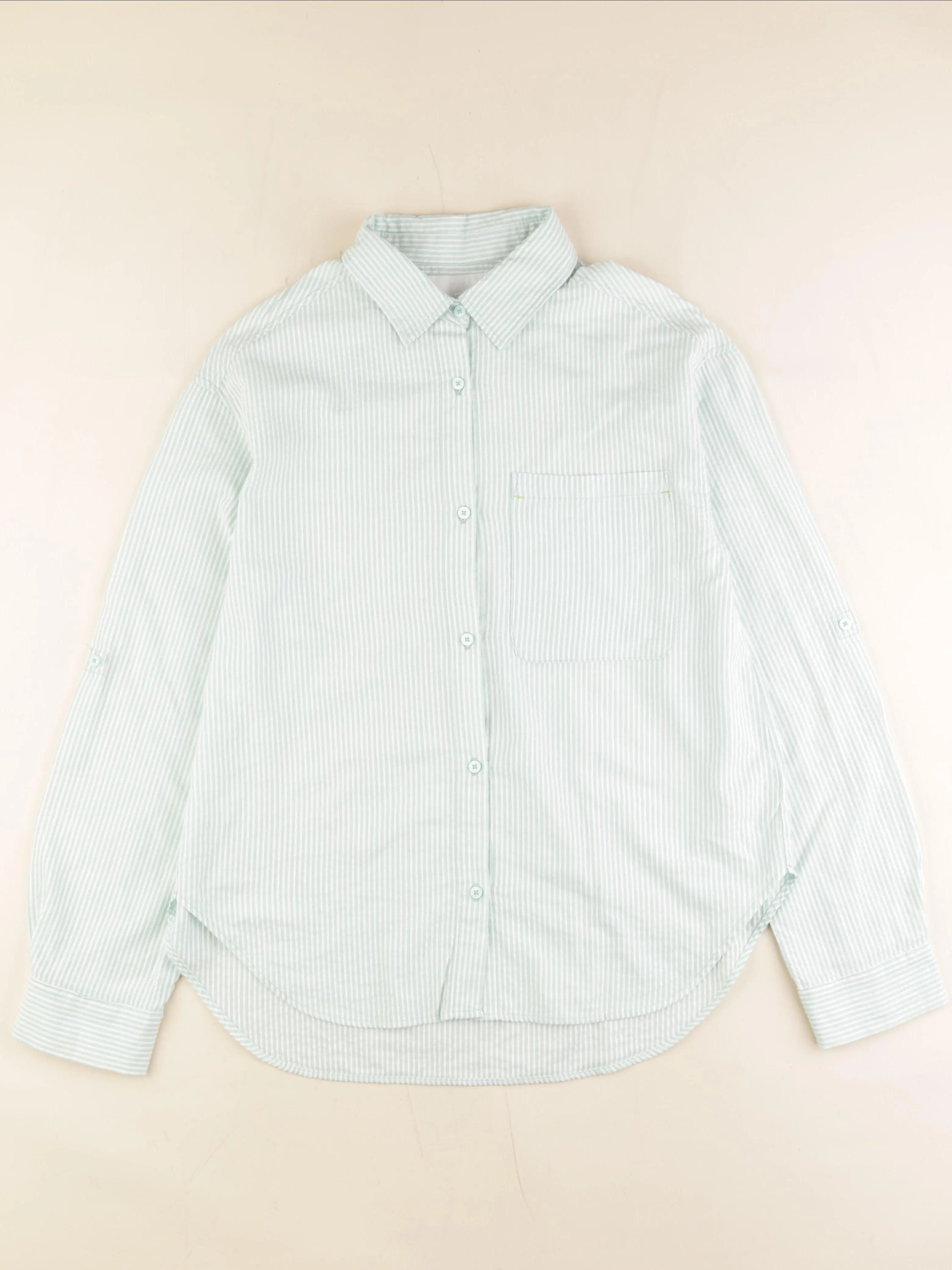Zara - blouse vert - 13/14 ans