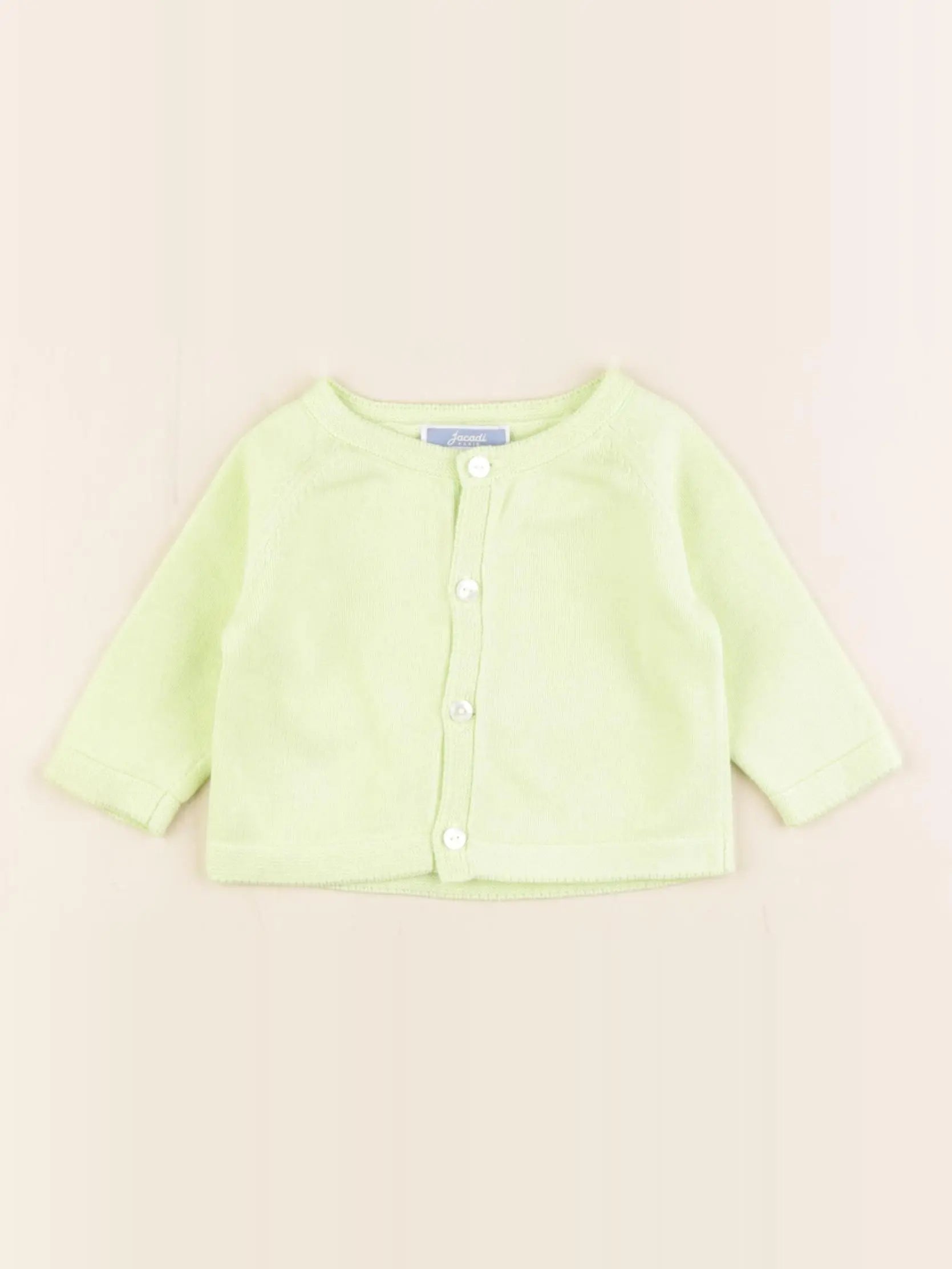 Jacadi - gilet jaune - 3 mois