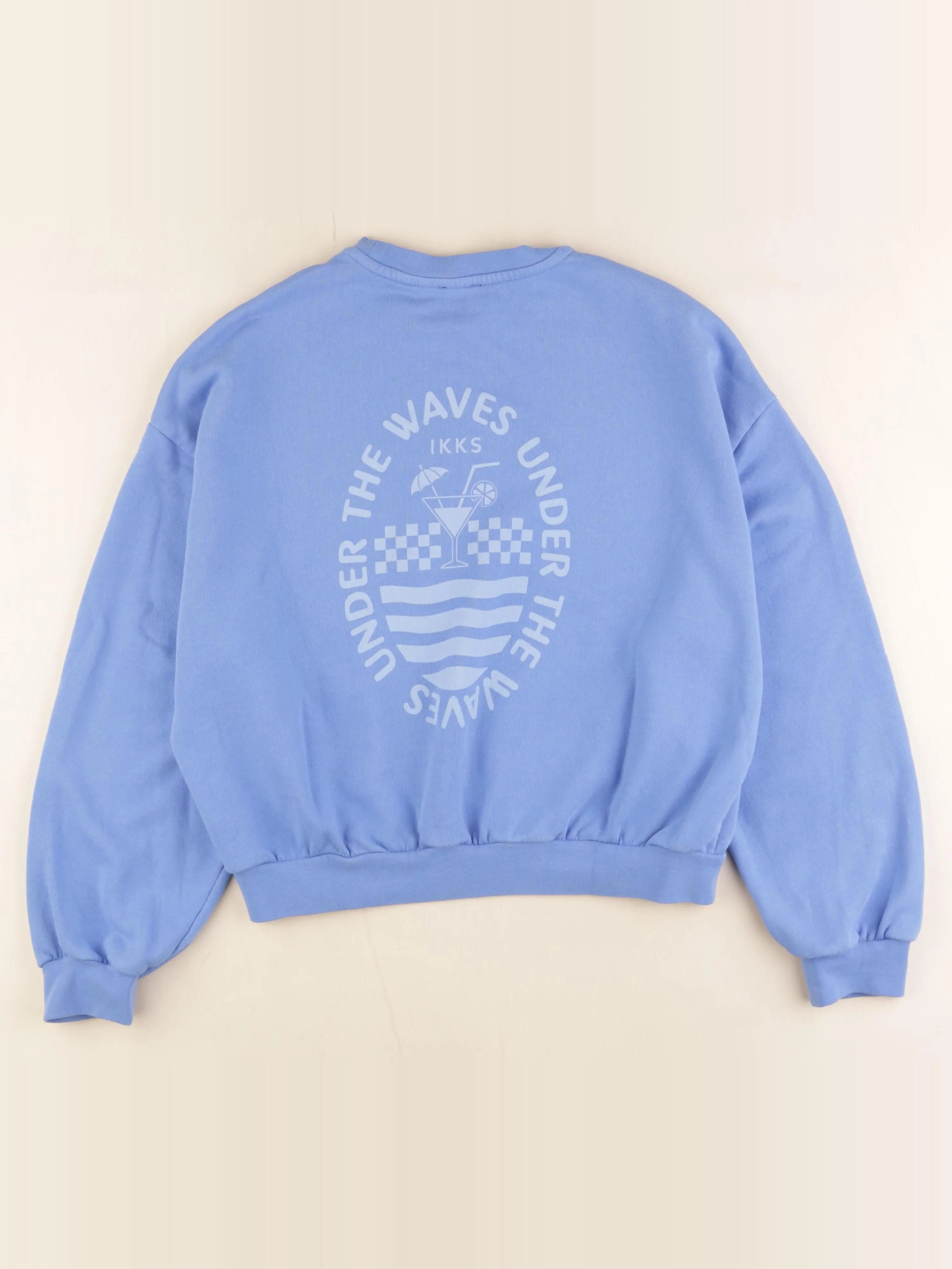 IKKS - sweat bleu - 16 ans