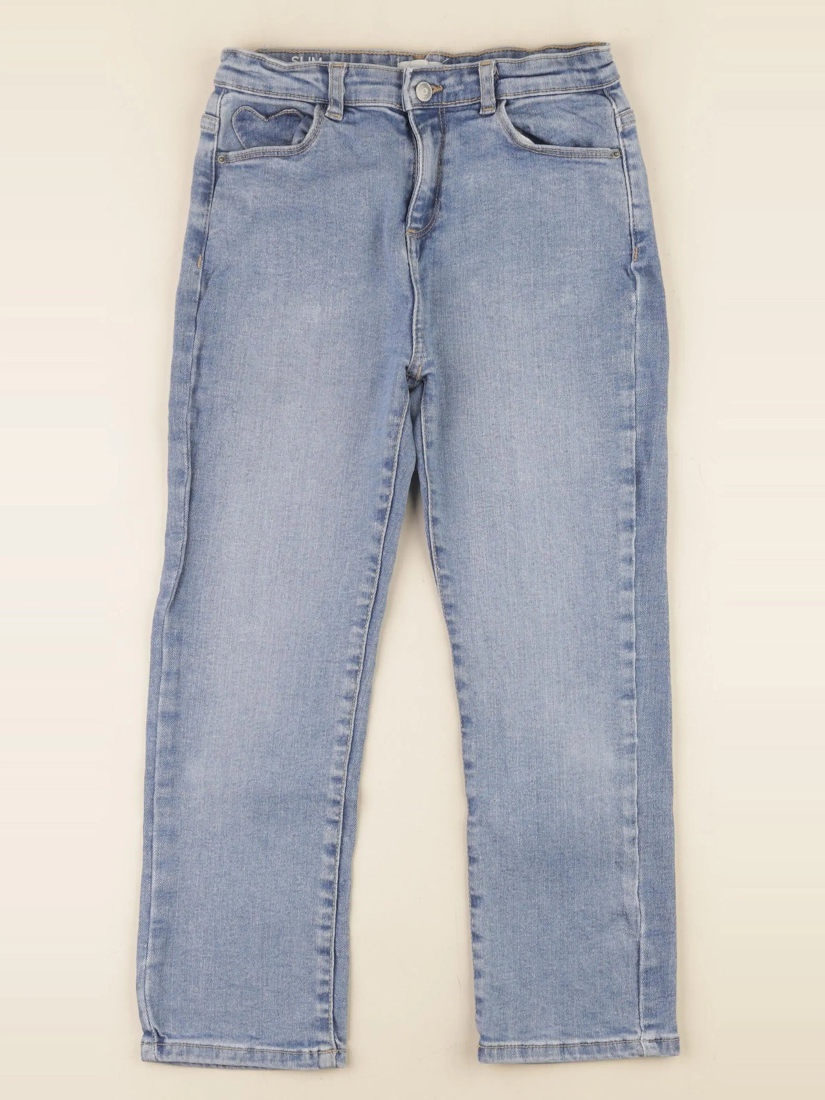 Vertbaudet - jean bleu - 8 ans