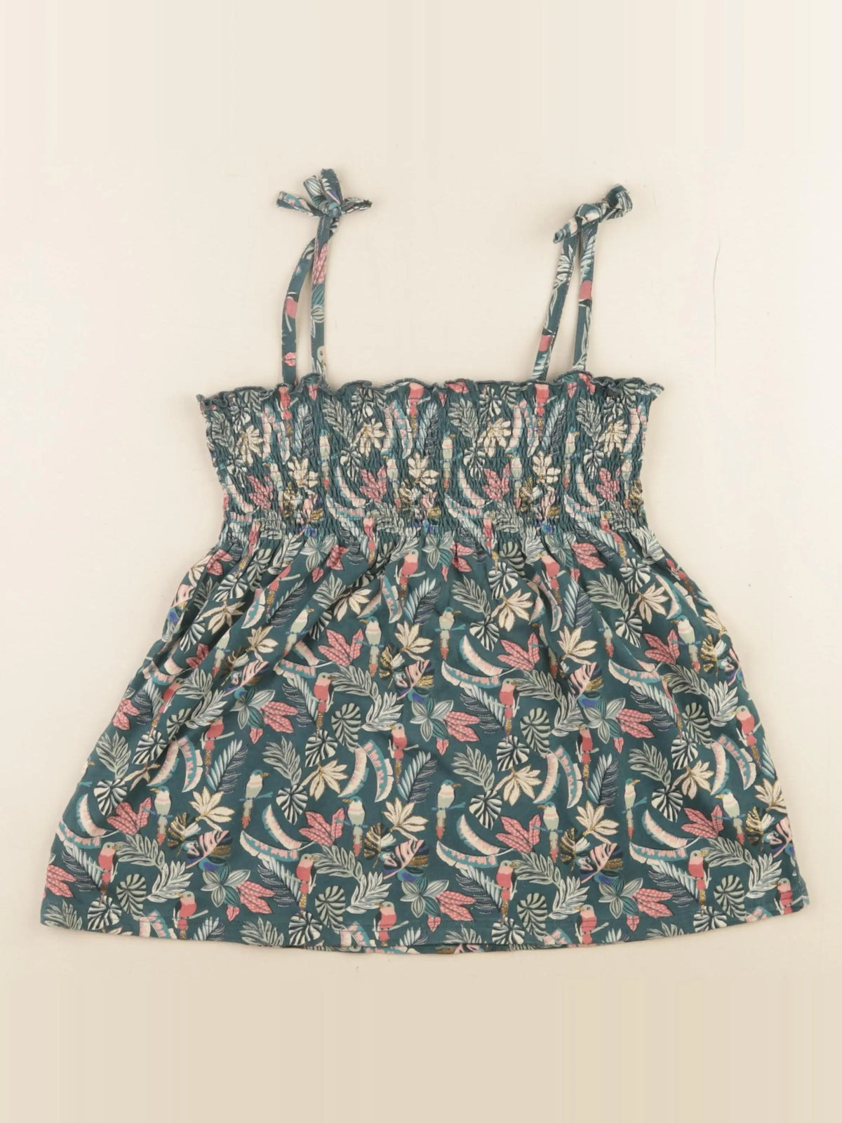 Vertbaudet - débardeur vert - 8 ans