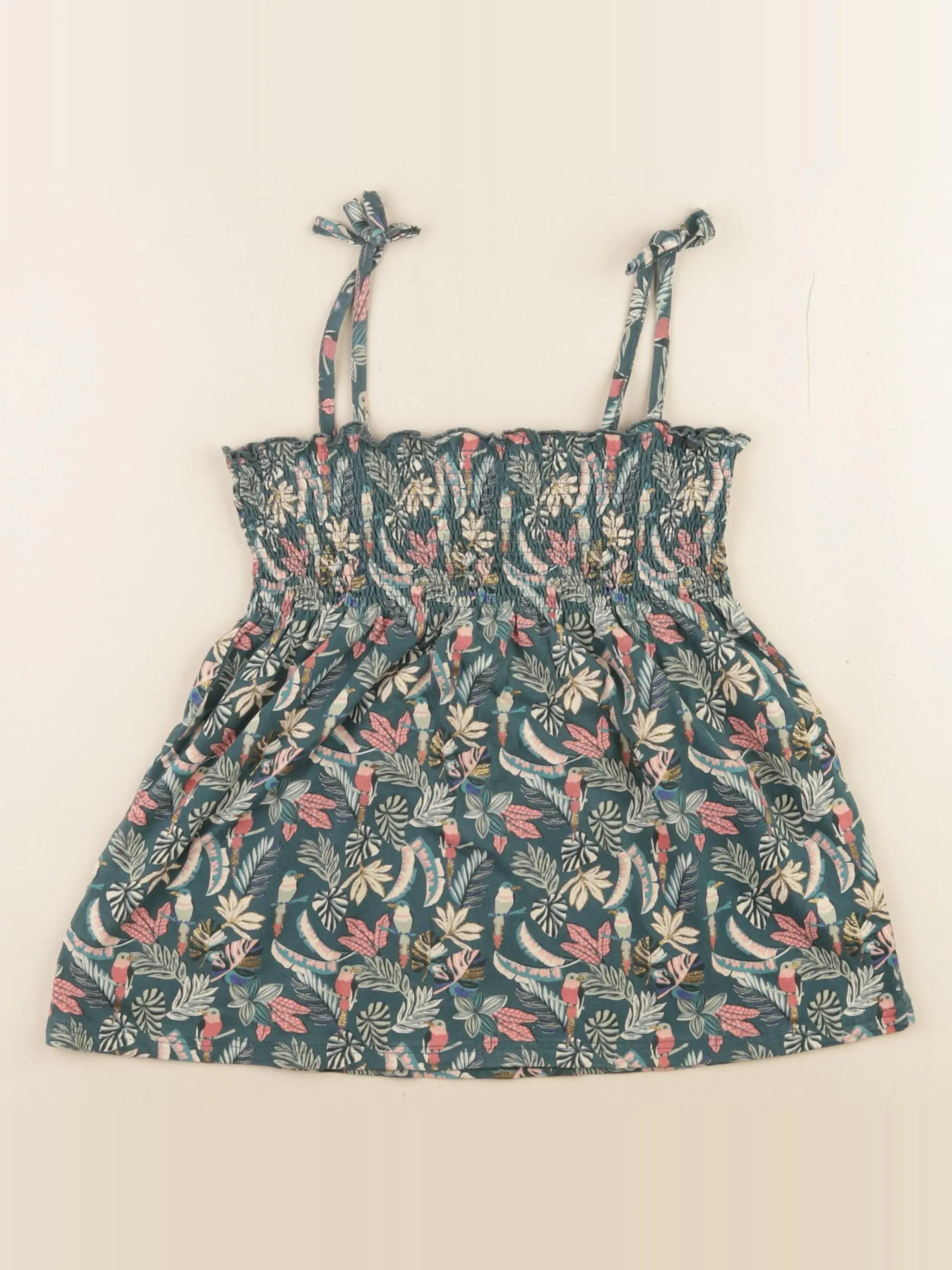 Vertbaudet - débardeur vert - 8 ans