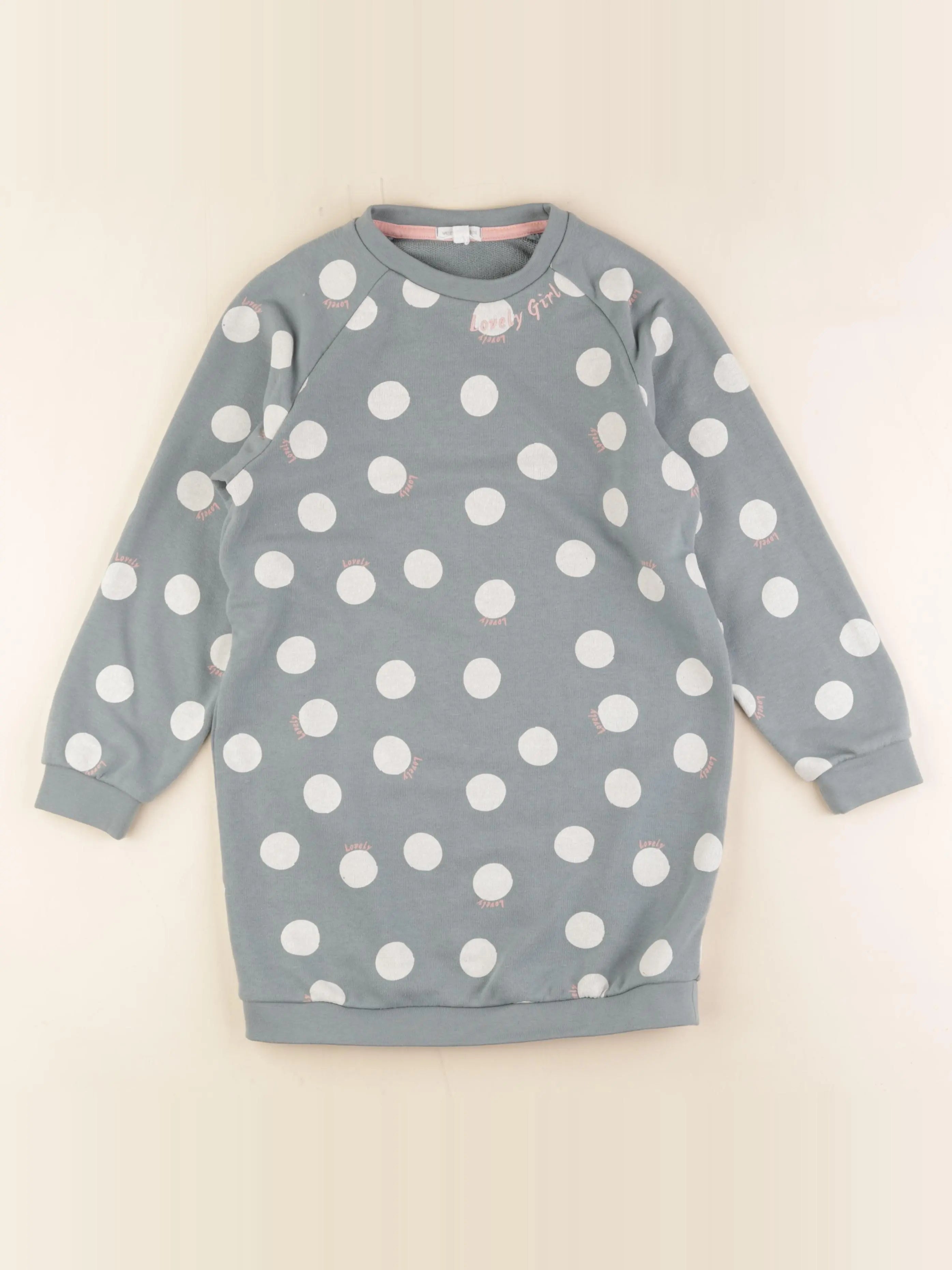 Vertbaudet - robe vert - 8 ans