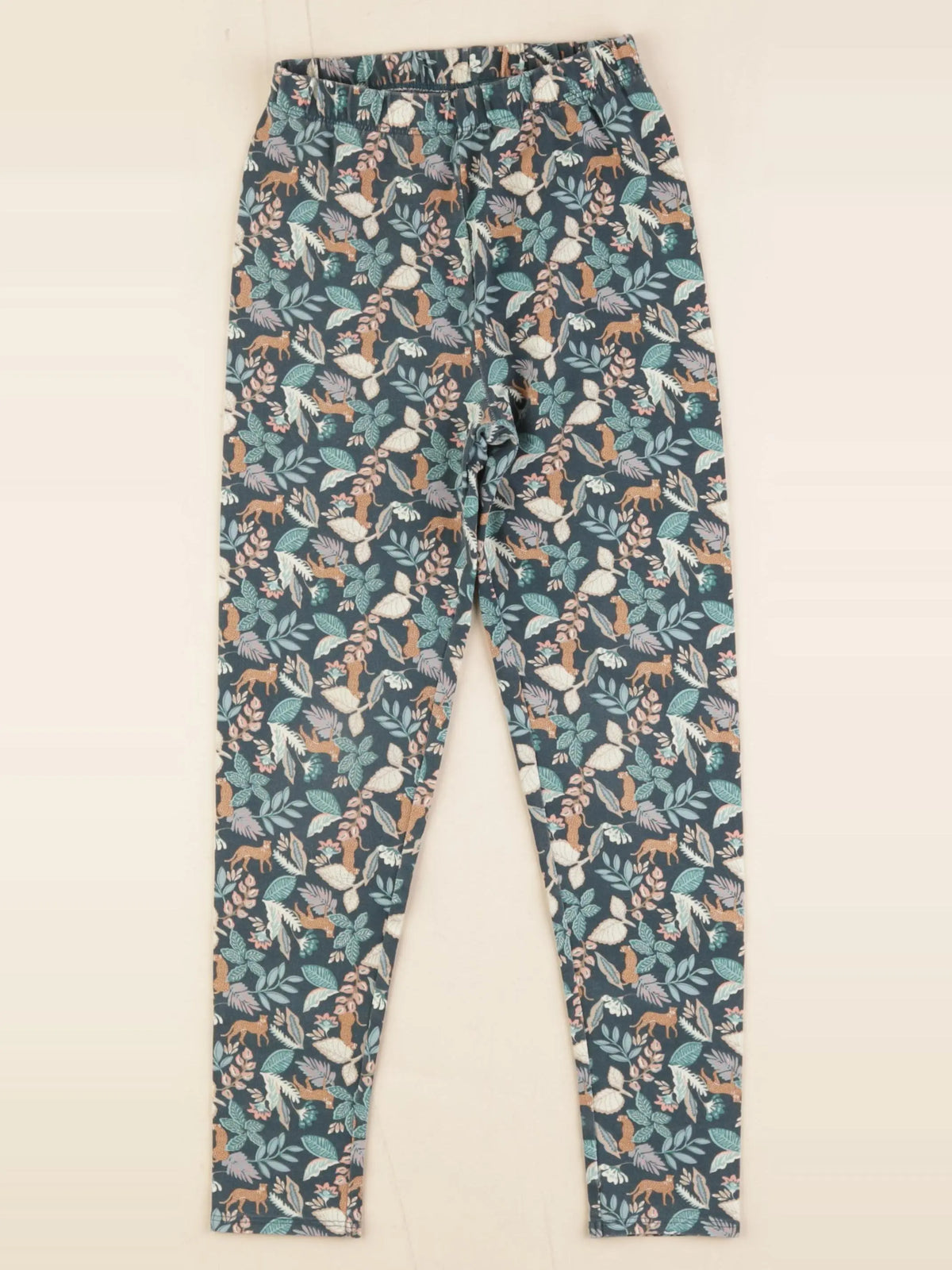 Vertbaudet - legging vert - 8 ans