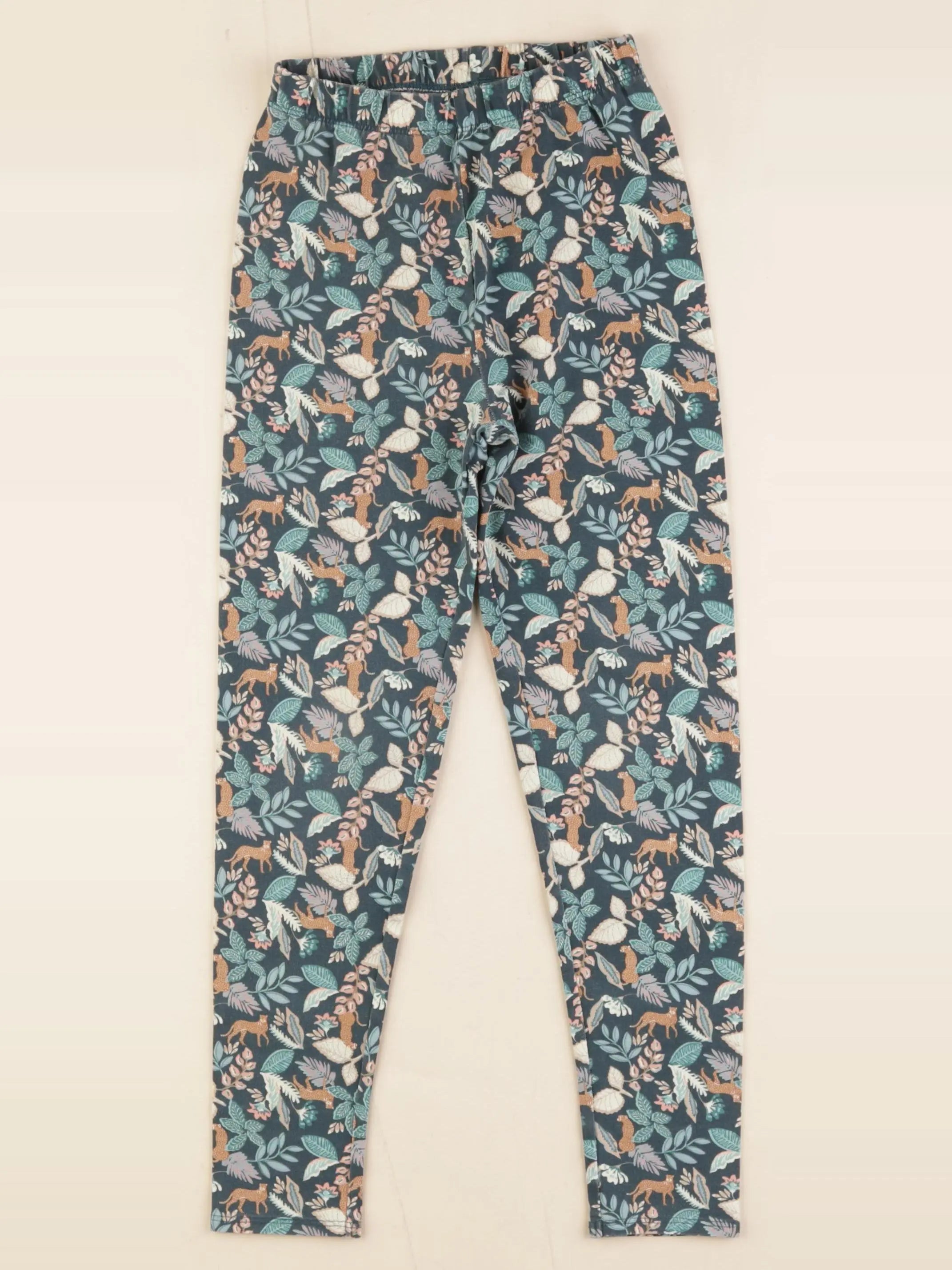 Vertbaudet - legging vert - 8 ans