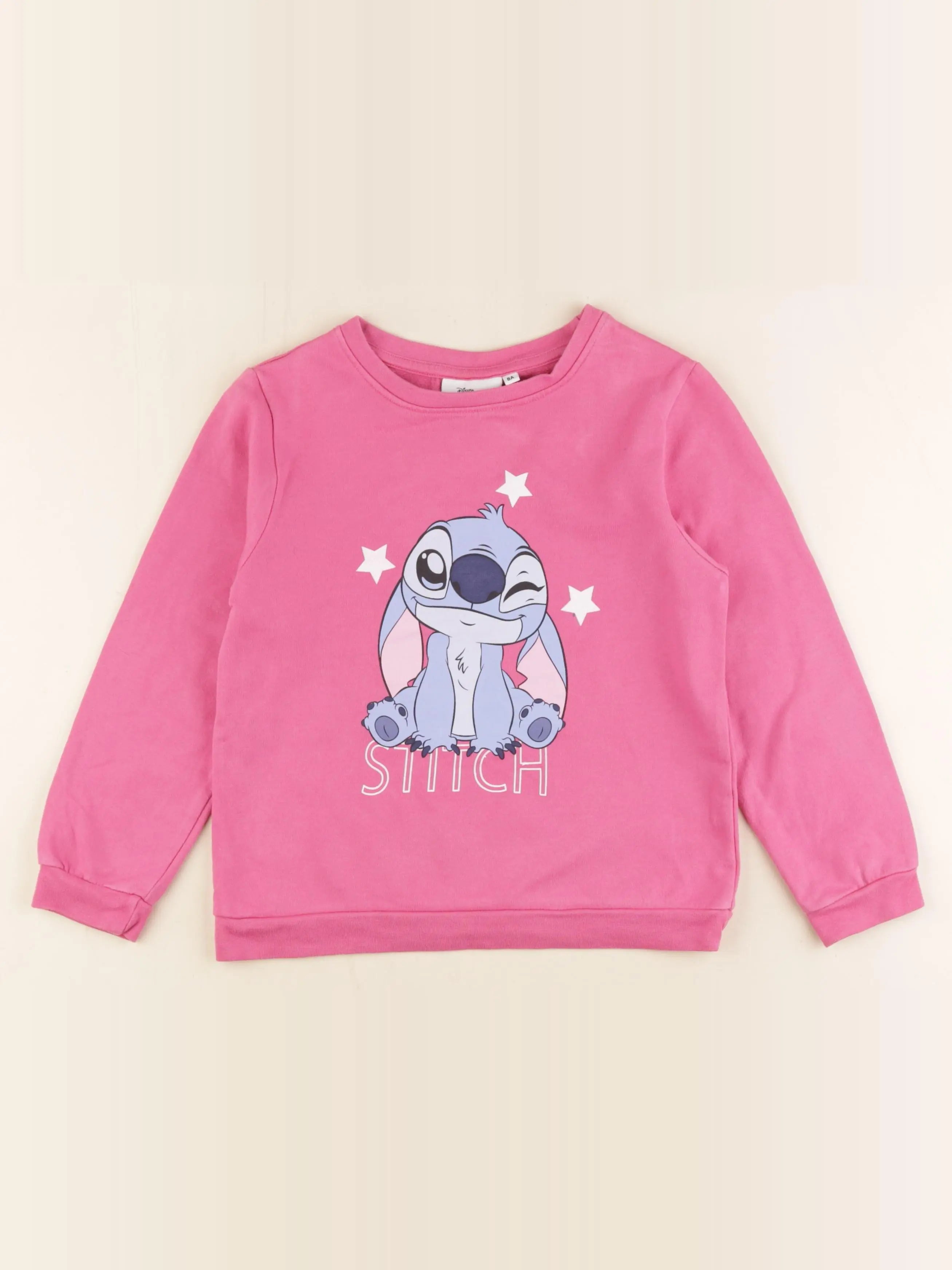 Vertbaudet - sweat rose - 8 ans