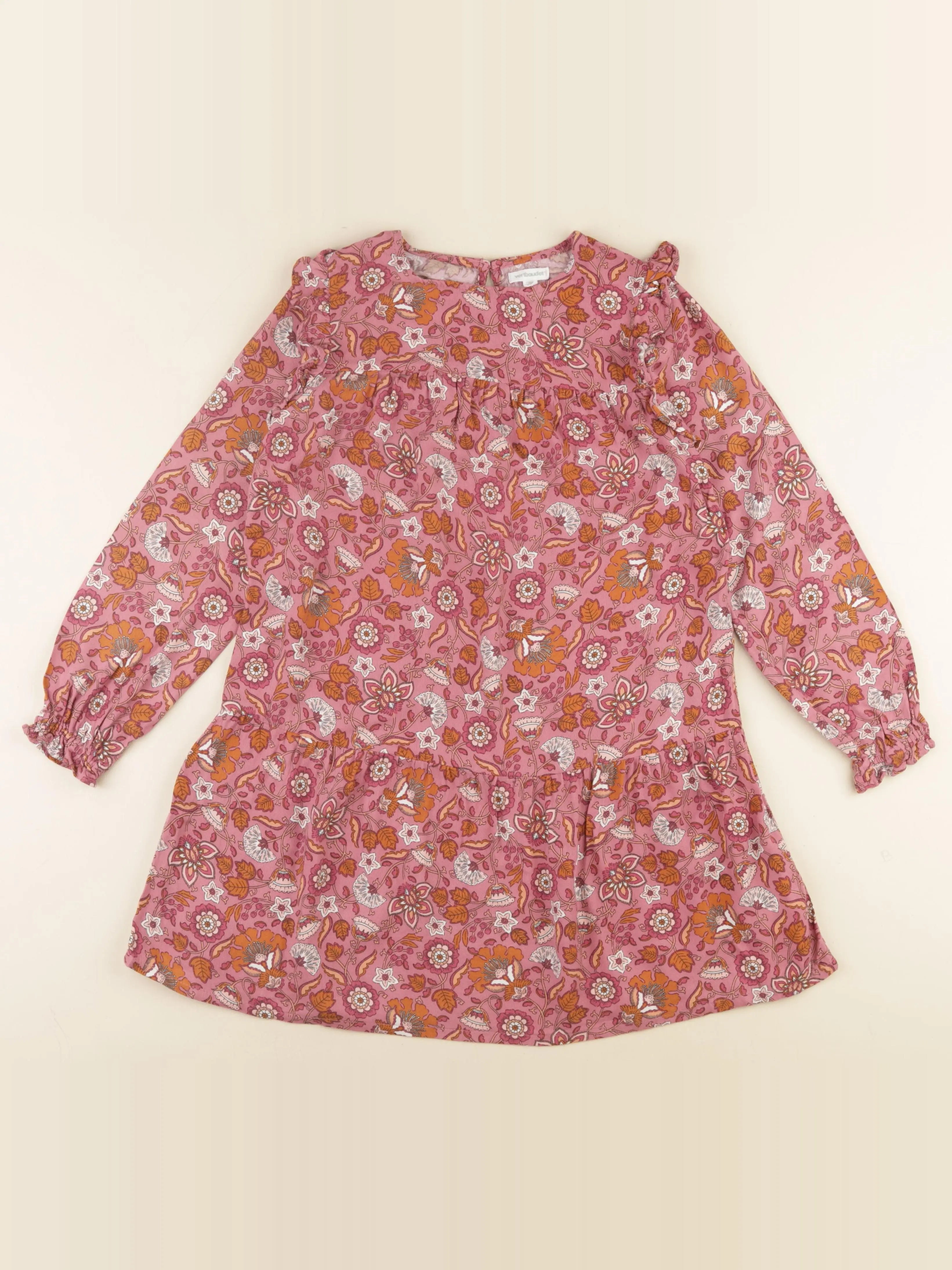 Vertbaudet - robe rose - 9 ans