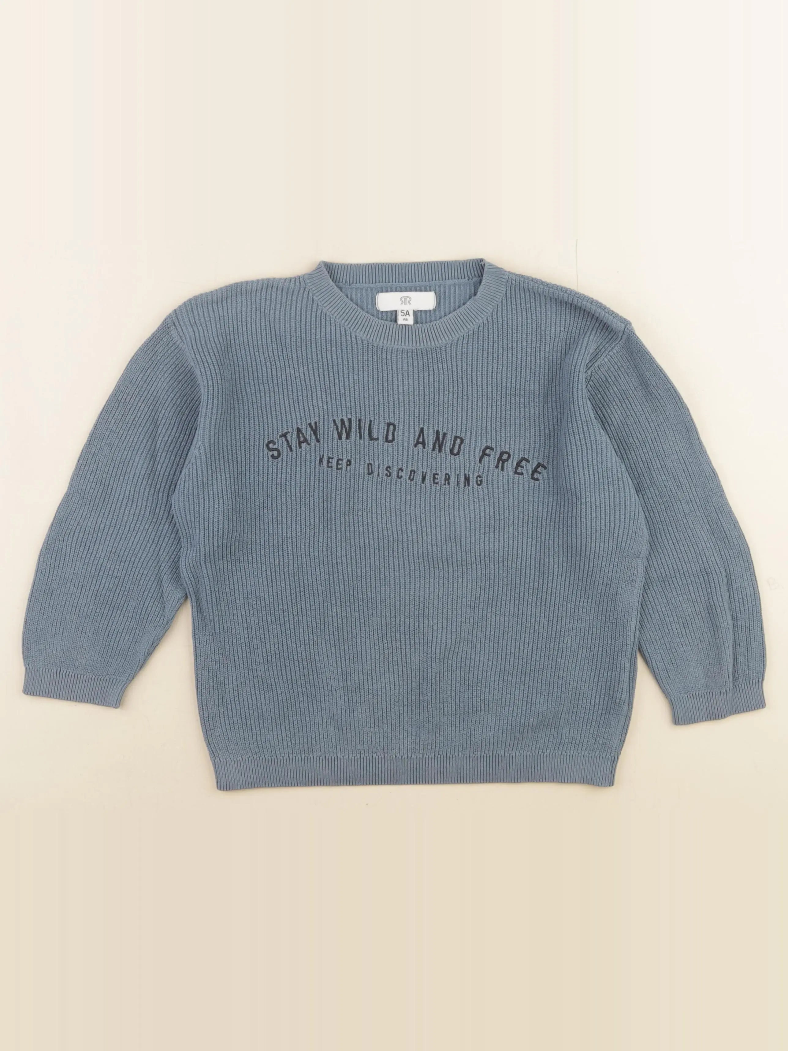 La Redoute - pull bleu - 5 ans