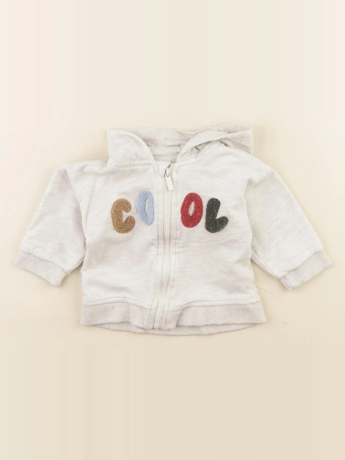 Vertbaudet - sweat gris - 6 mois