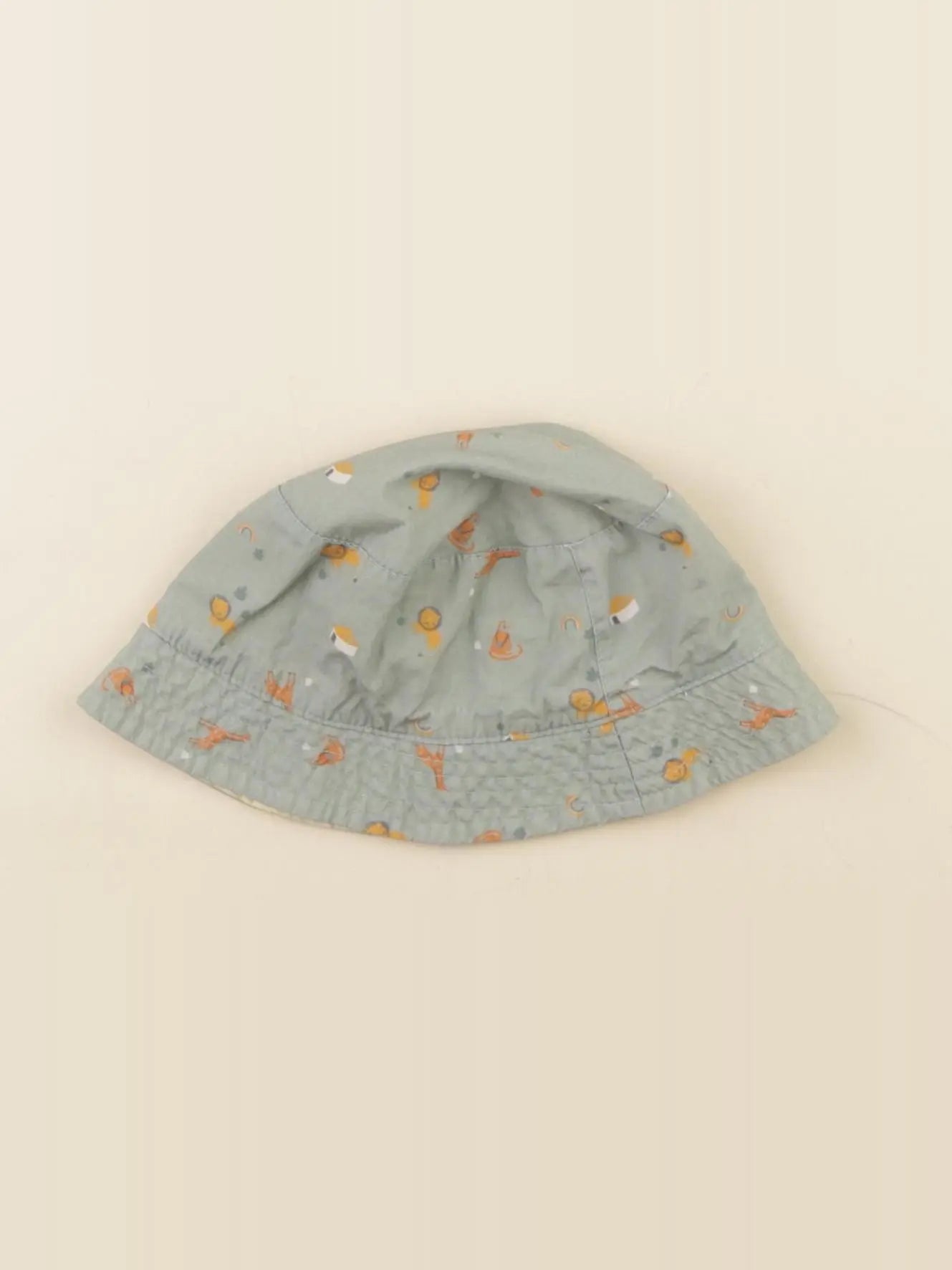 Vertbaudet - chapeau réversible multicolore - 12/18 mois