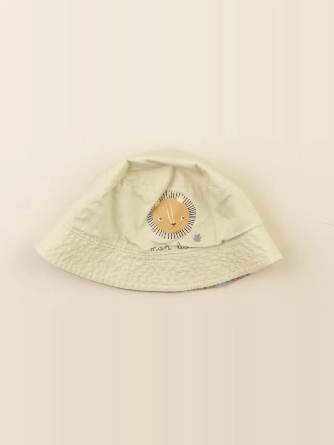 Vertbaudet - chapeau réversible multicolore - 12/18 mois