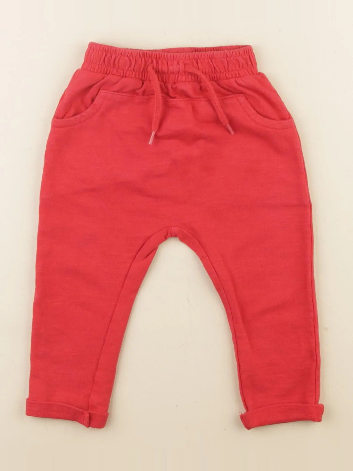 Vertbaudet - sarouel rouge - 12 mois