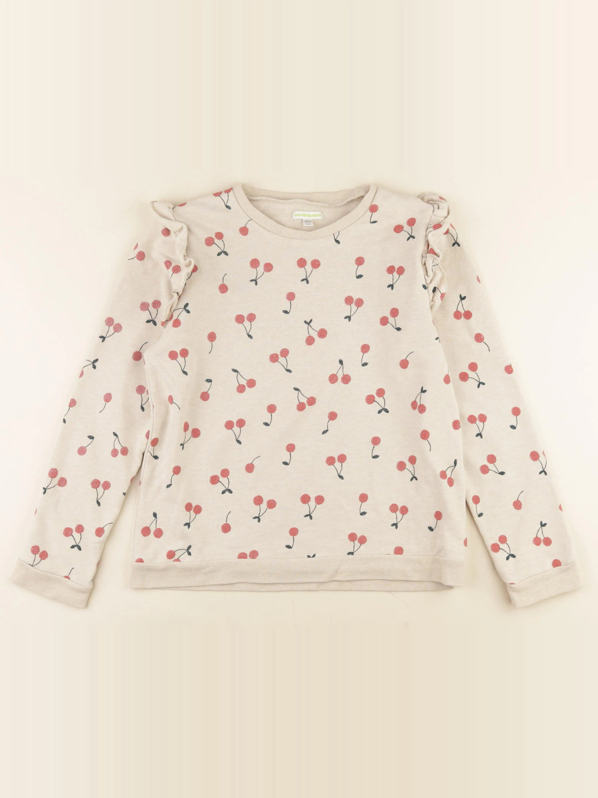 Vertbaudet - sweat marron - 14 ans