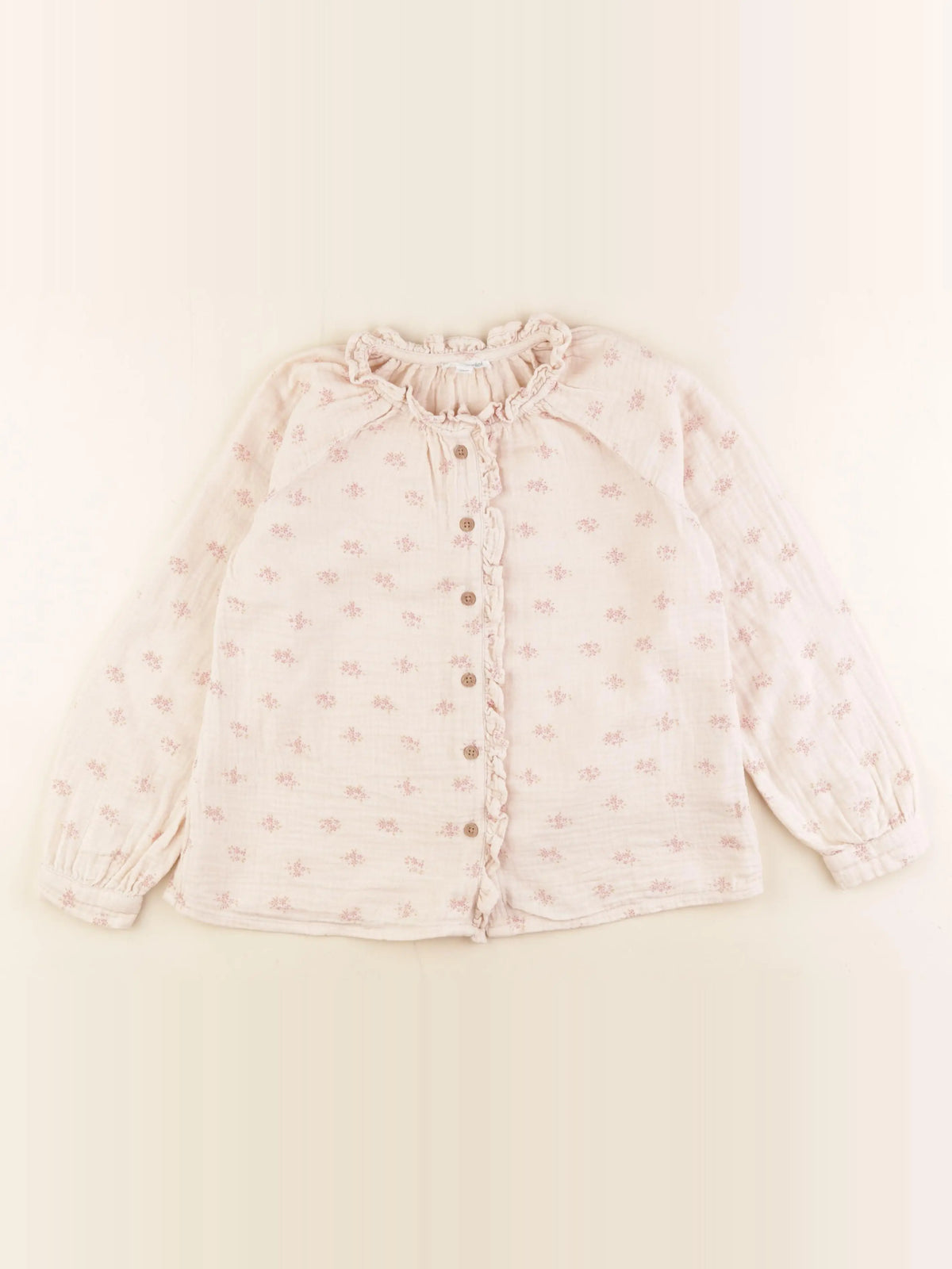 Vertbaudet - blouse rose - 8 ans