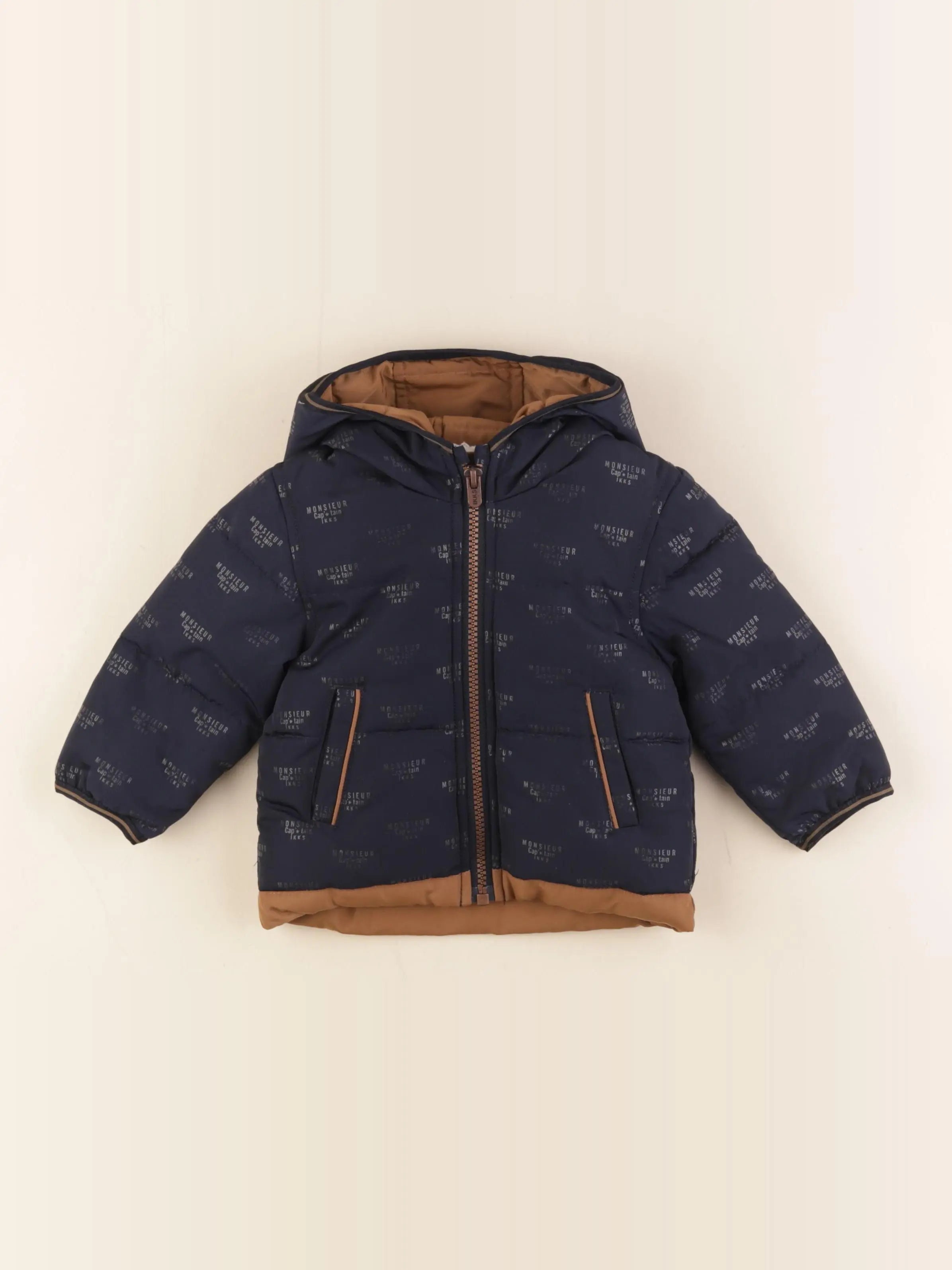 IKKS - veste bleu - 12 mois