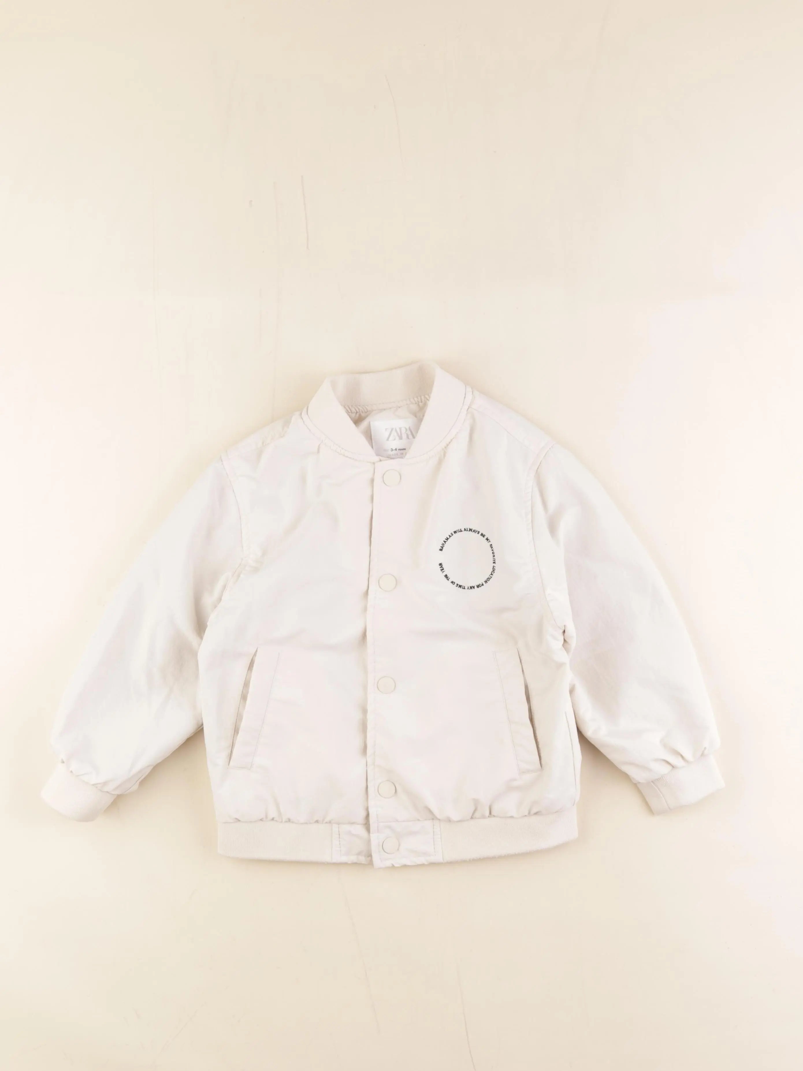 Zara - veste beige - 3/4 ans