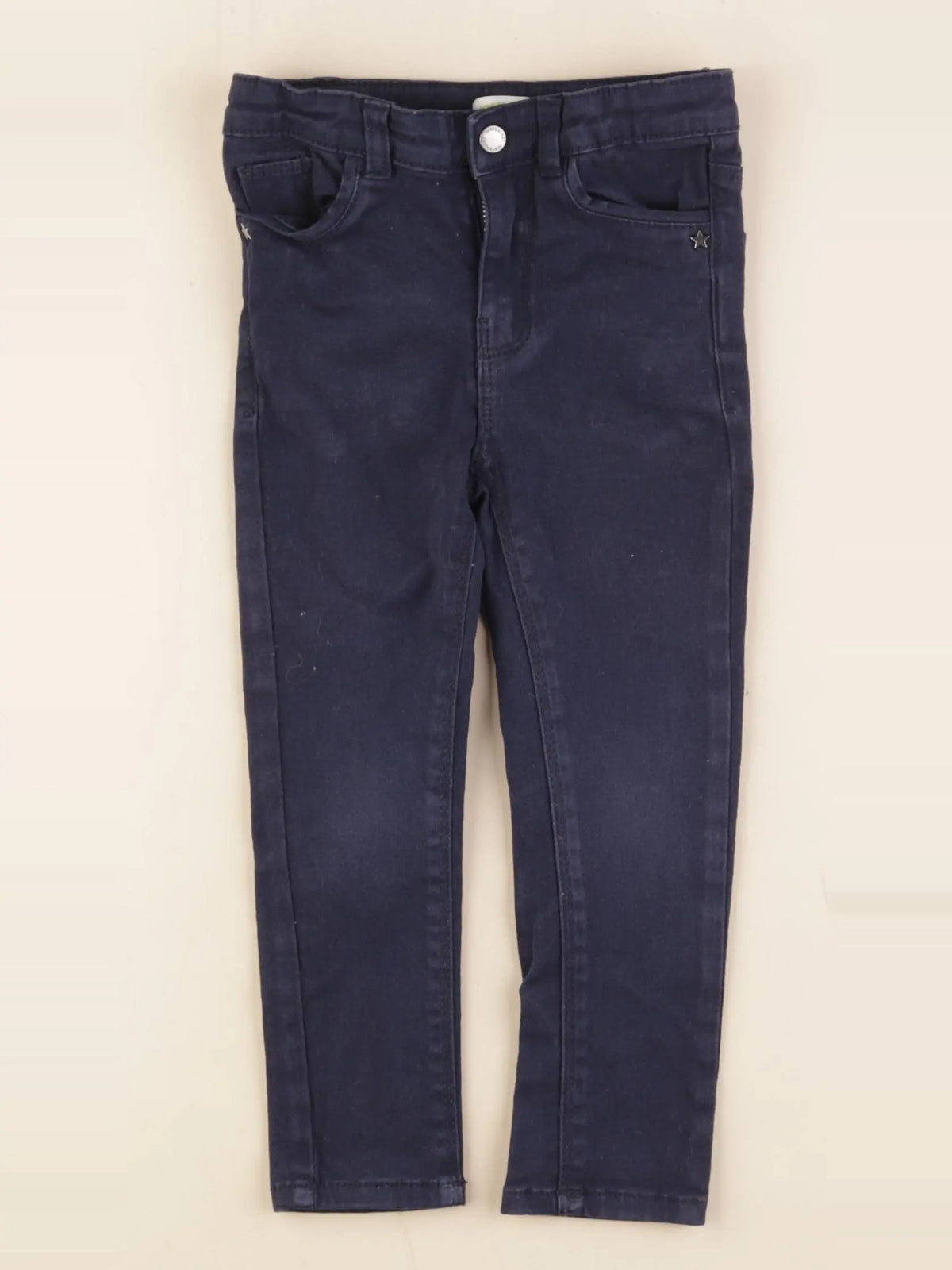 Vertbaudet - pantalon bleu - 3 ans
