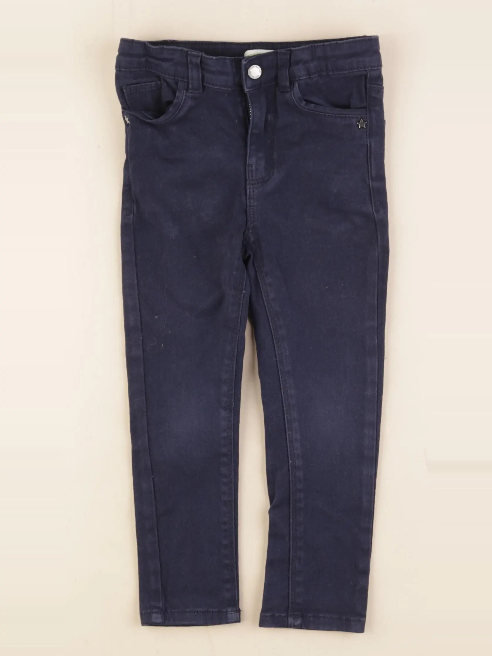 Vertbaudet - pantalon bleu - 3 ans