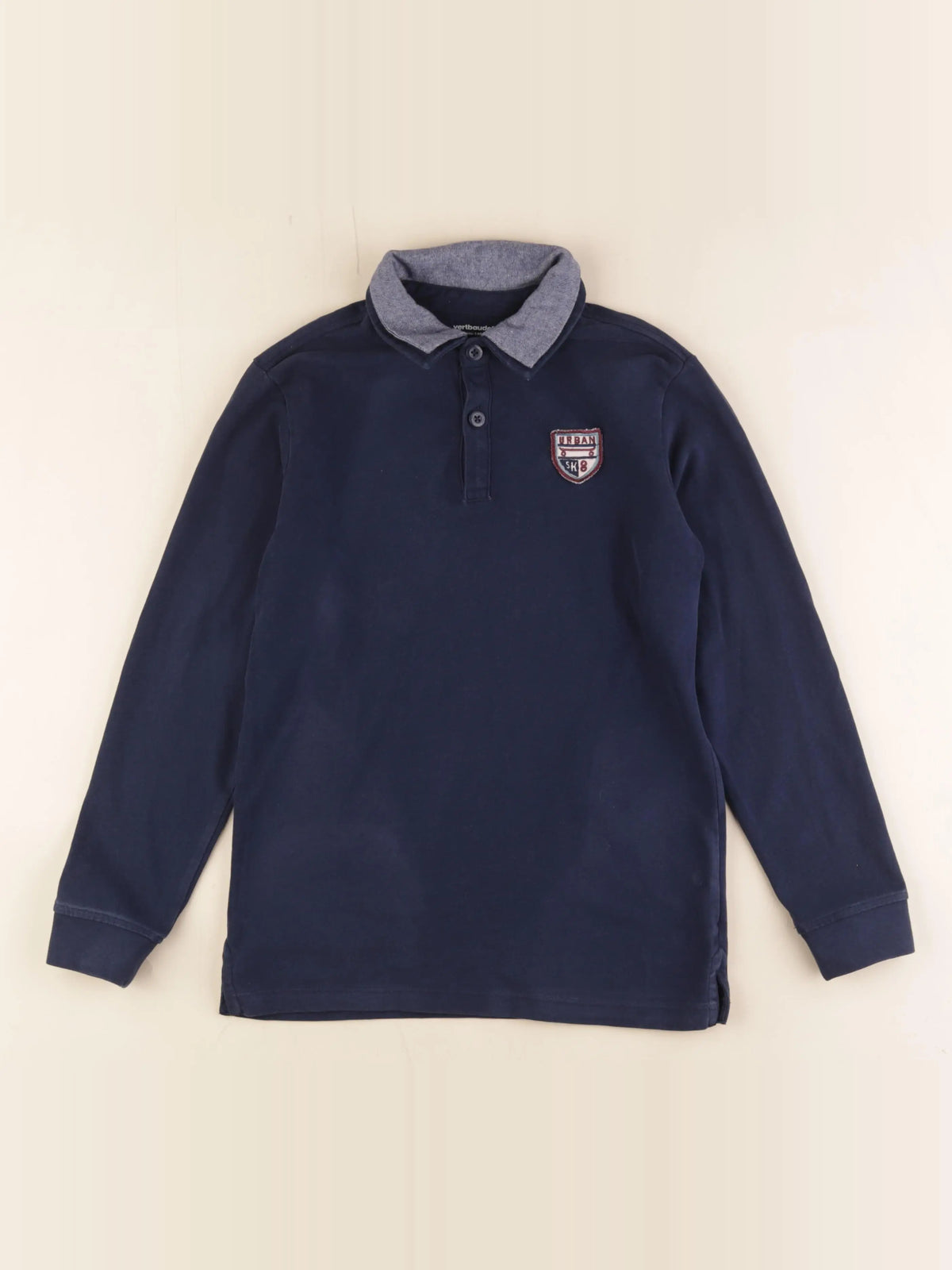 Vertbaudet - polo bleu - 10 ans
