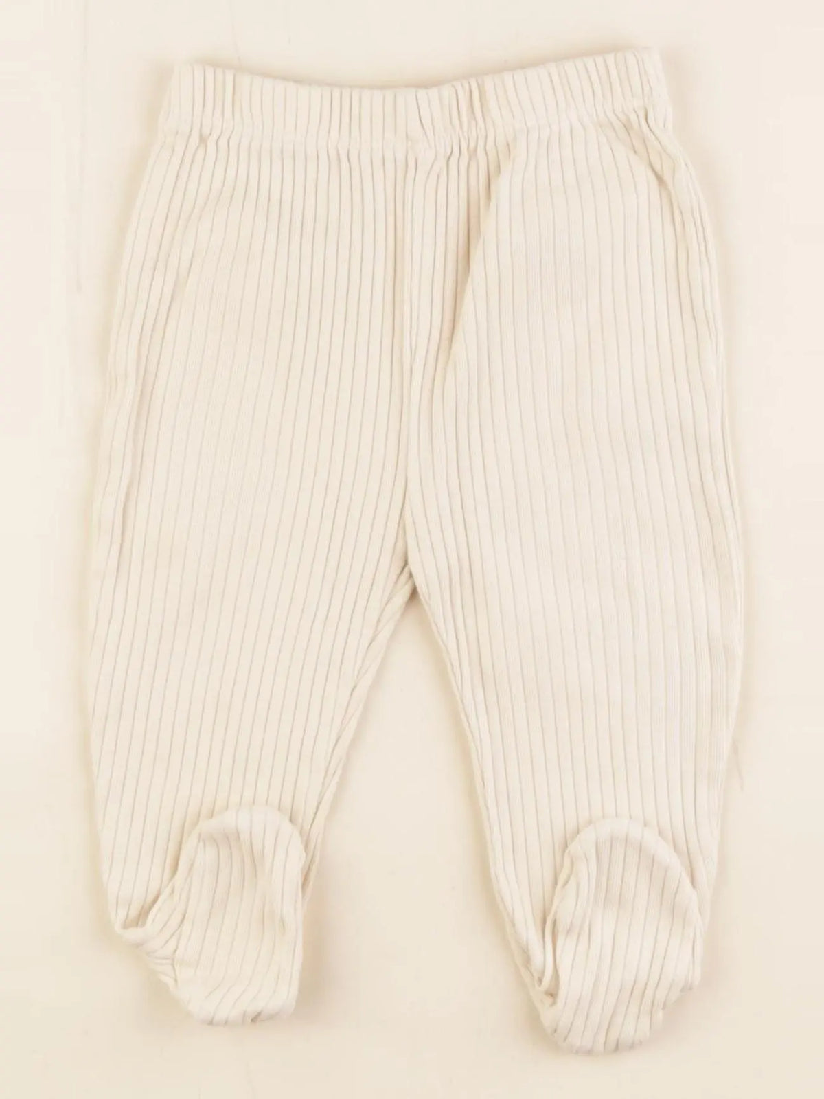 Vertbaudet - legging beige - 12 mois