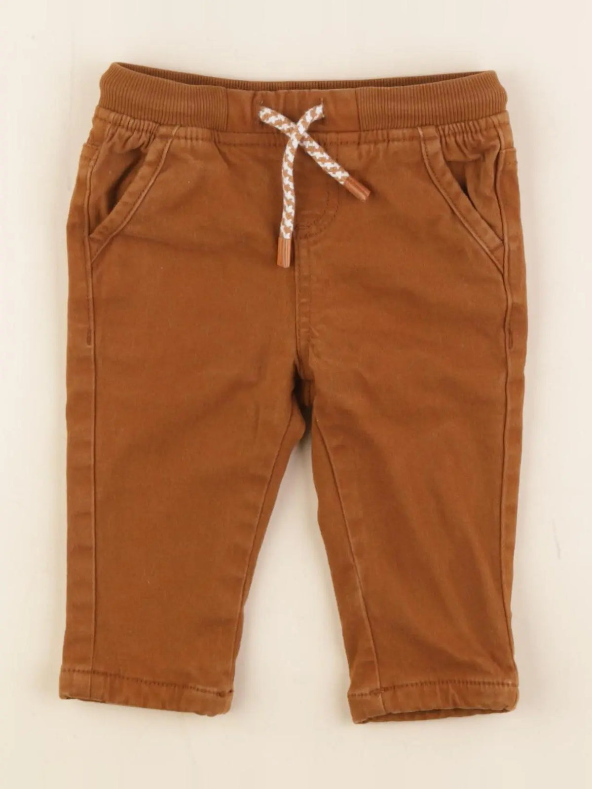 Vertbaudet - jean marron - 9 mois