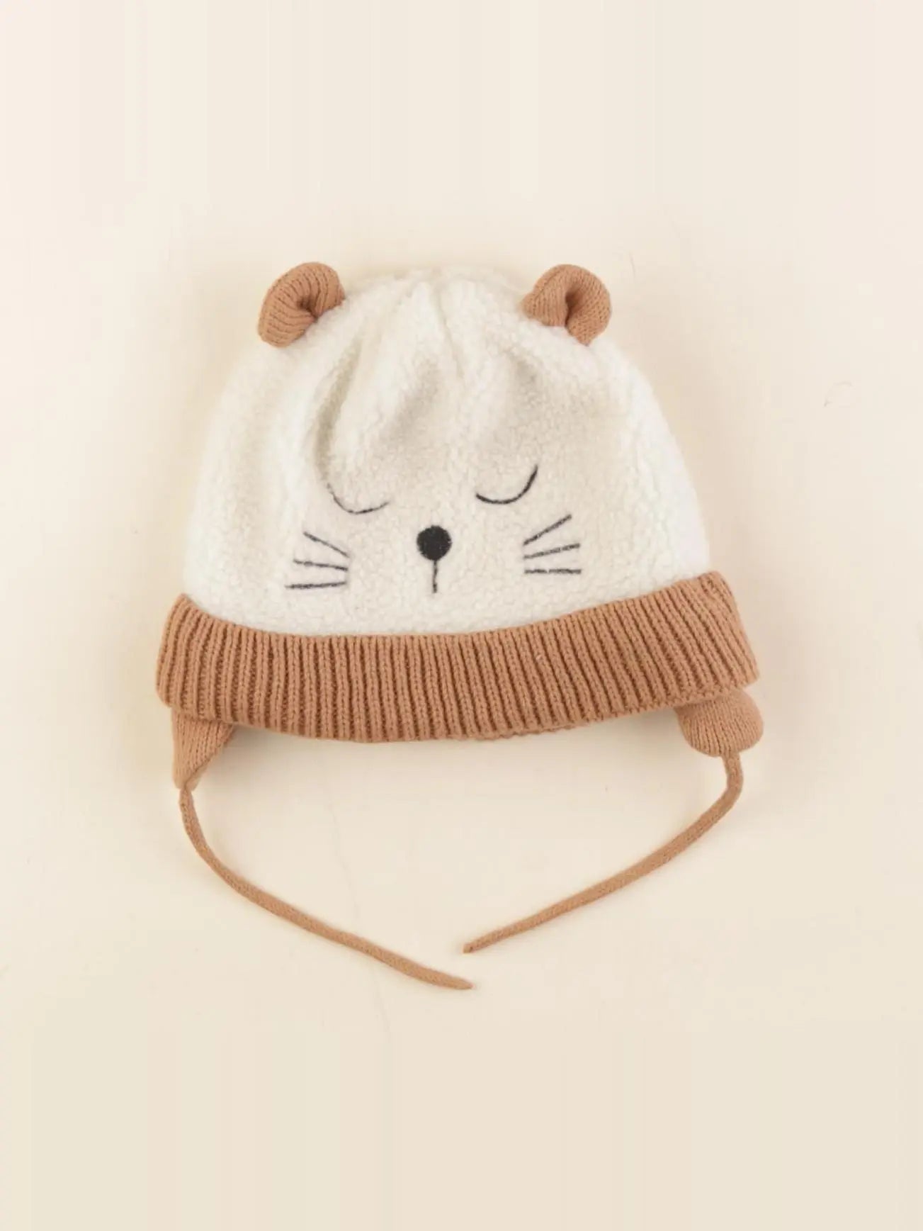 Vertbaudet - bonnet marron - 12/18 mois