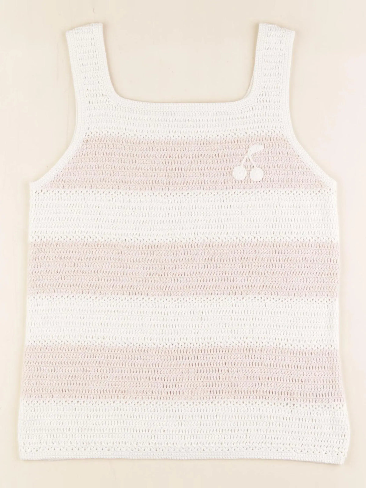 Bonpoint - débardeur beige, rose - 14 ans