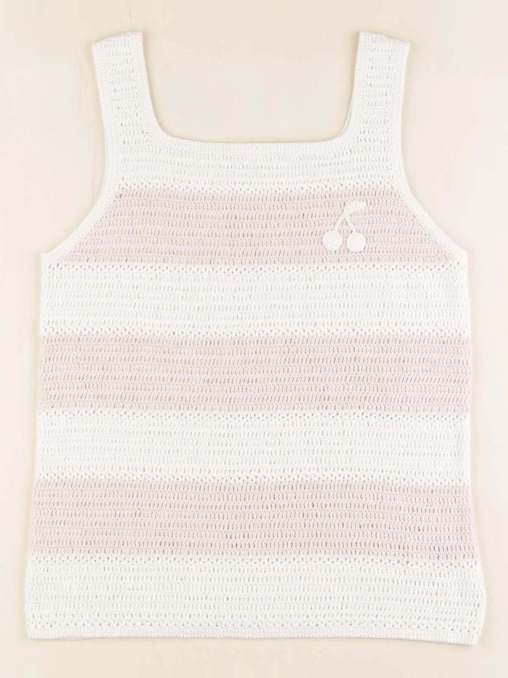 Bonpoint - débardeur beige, rose - 14 ans