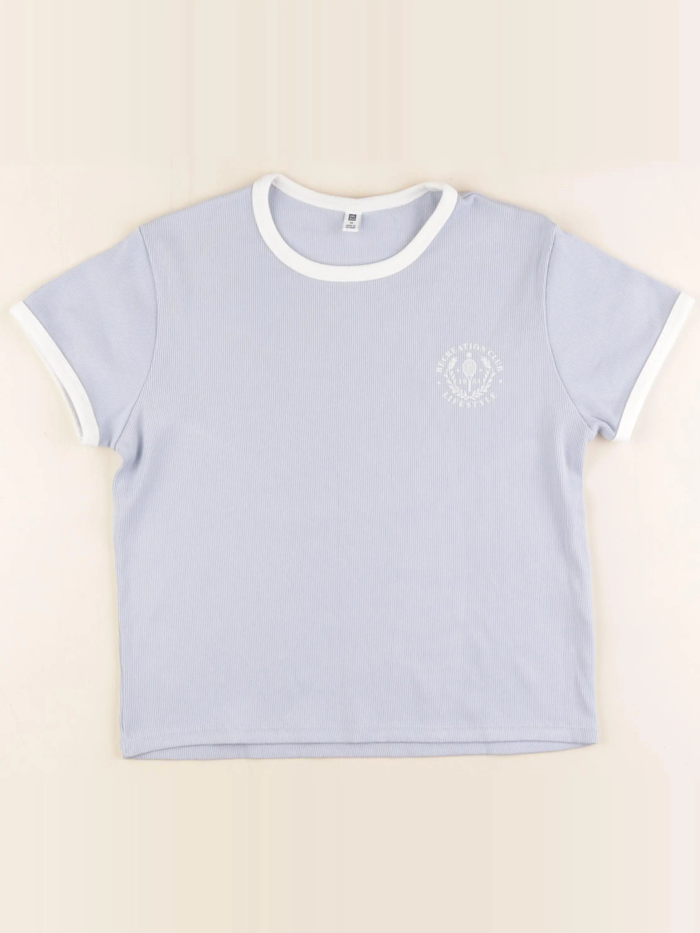Uniqlo - tee-shirt bleu - 13 ans