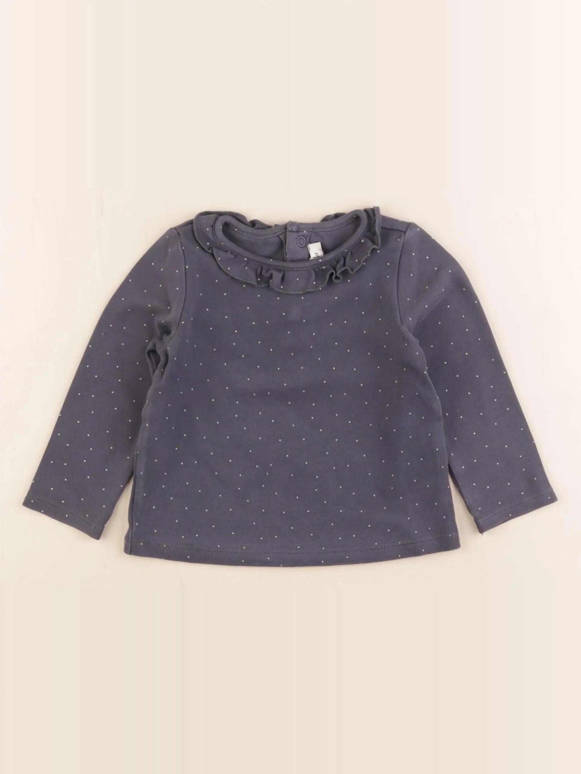 Natalys - tee-shirt gris, or - 18 mois