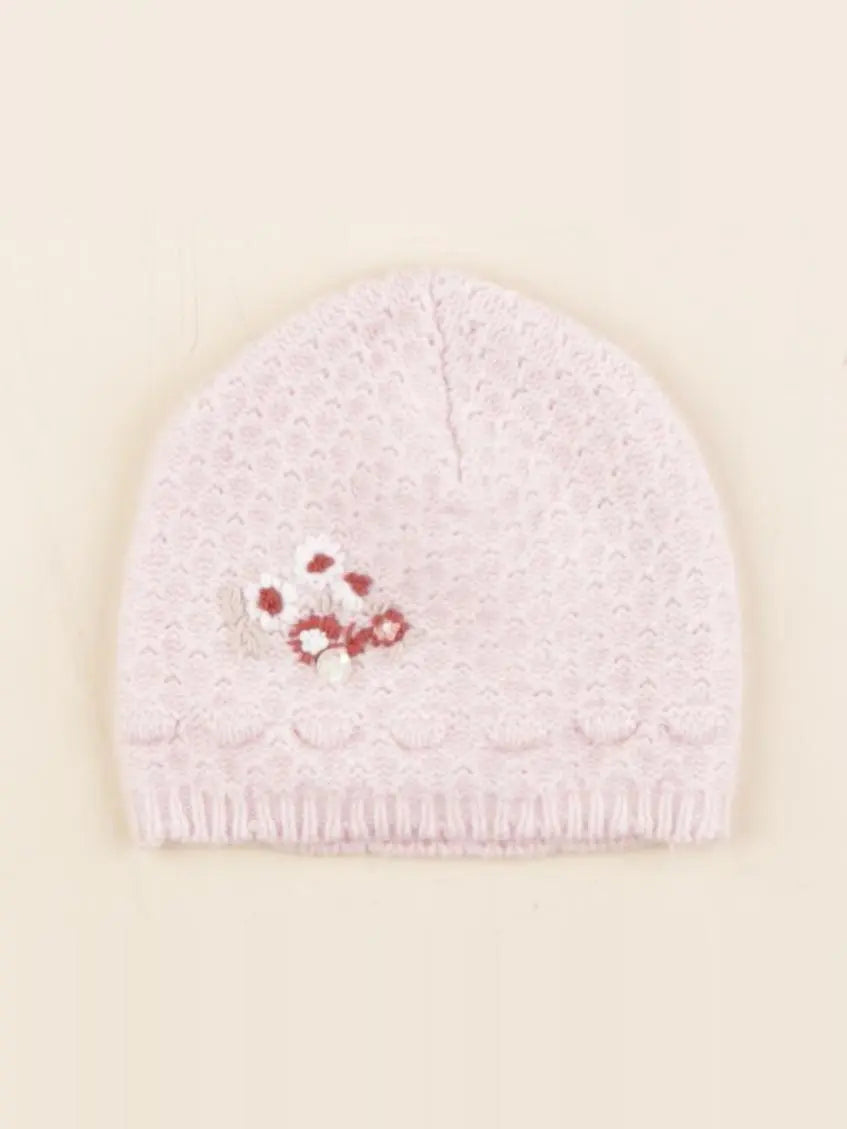 Tartine & Chocolat - bonnet rose - 3/12 mois