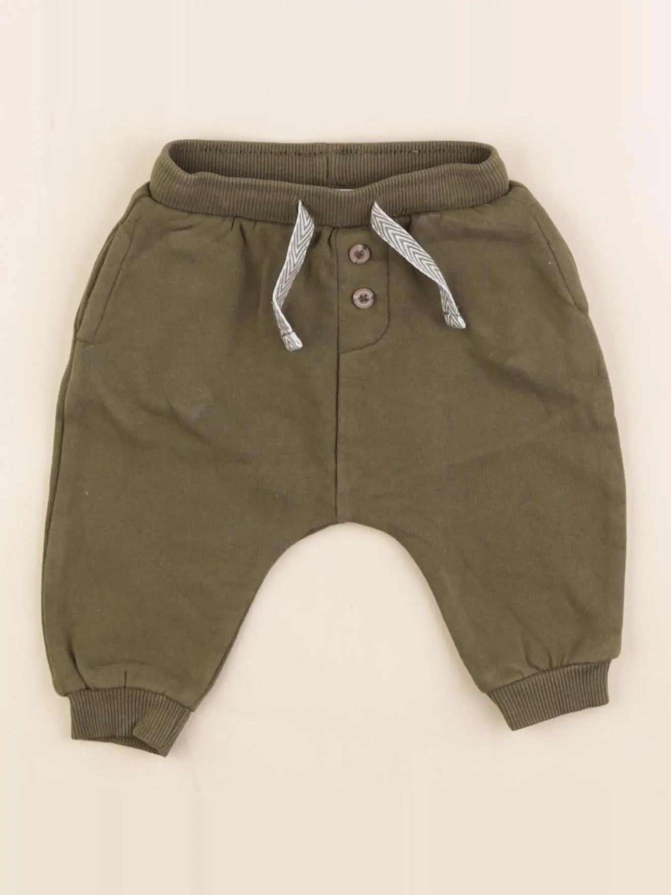 Vertbaudet - sarouel vert - 3 mois