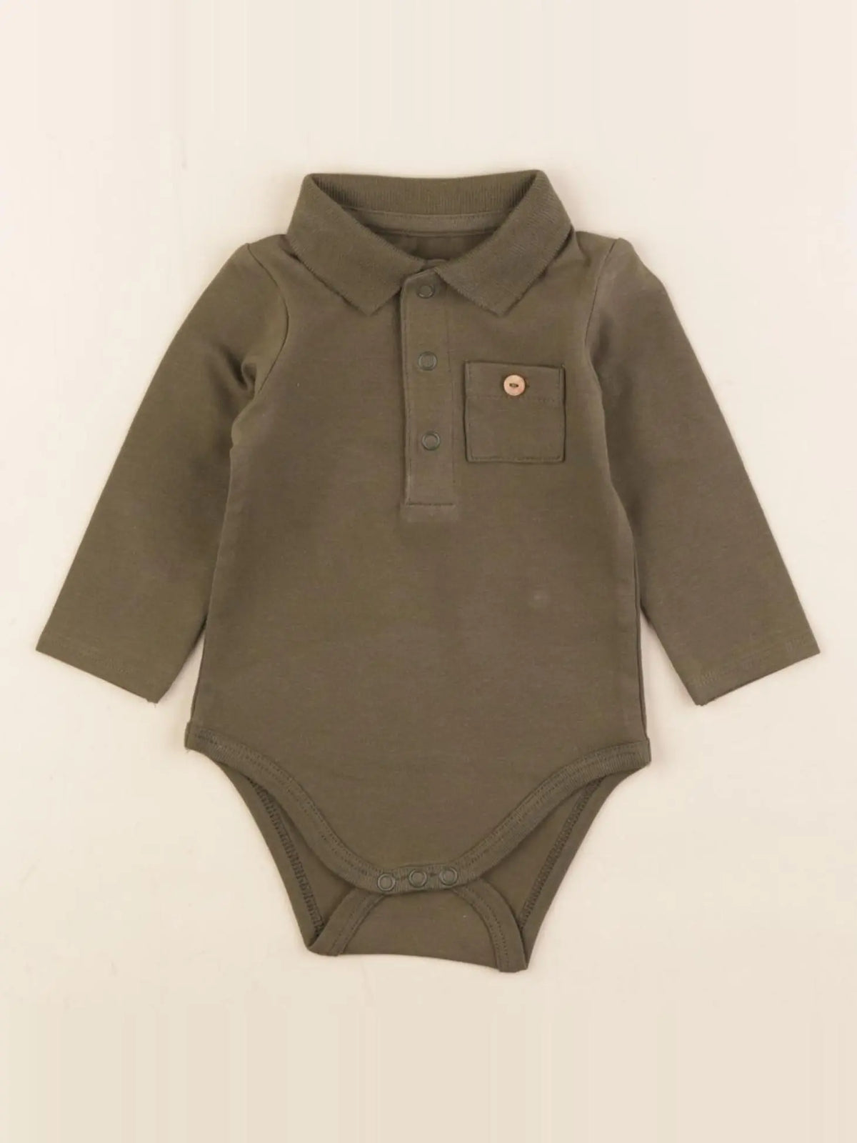 Vertbaudet - body à col vert - 3 mois