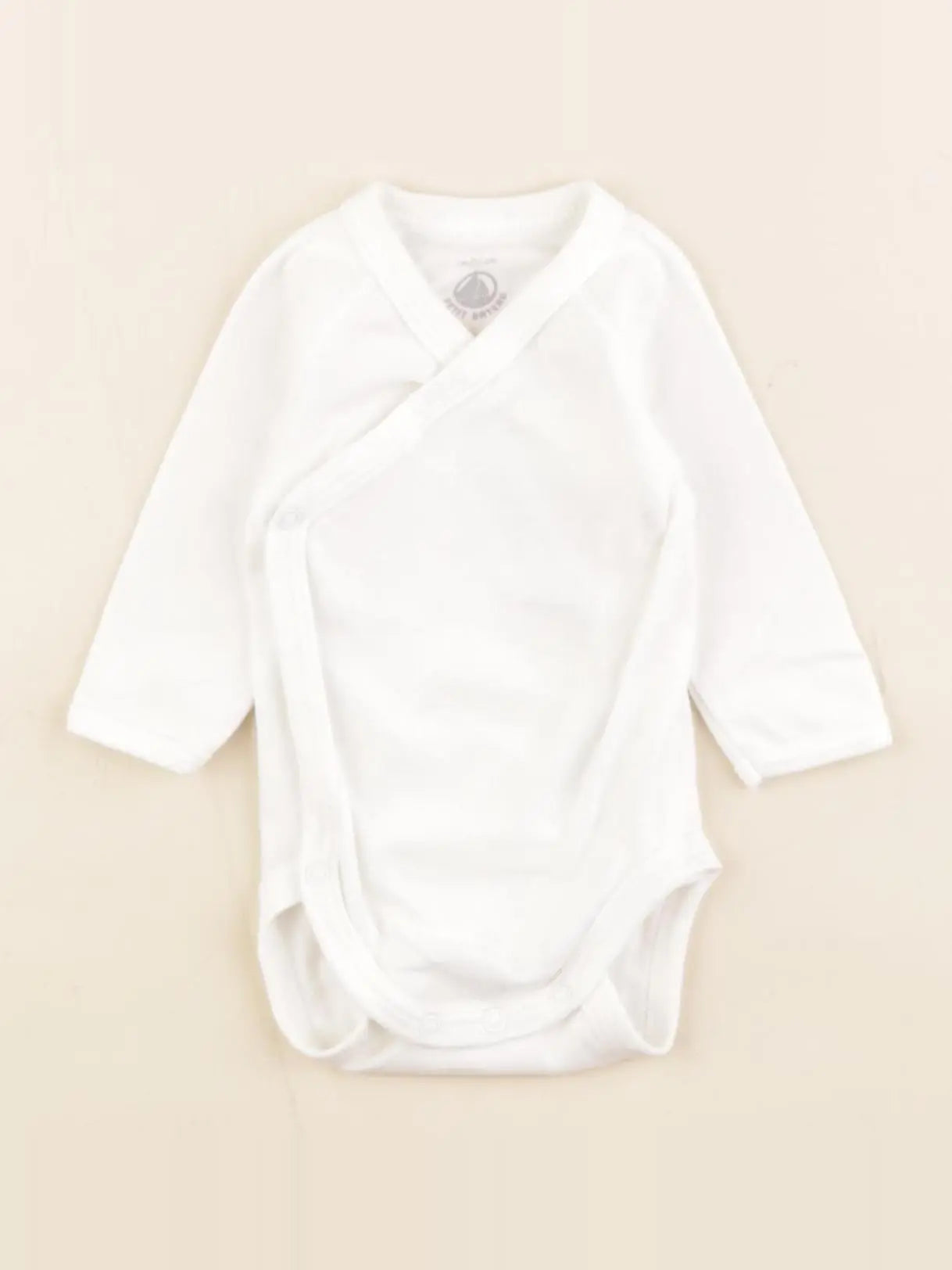 Petit Bateau - body blanc - 1 mois
