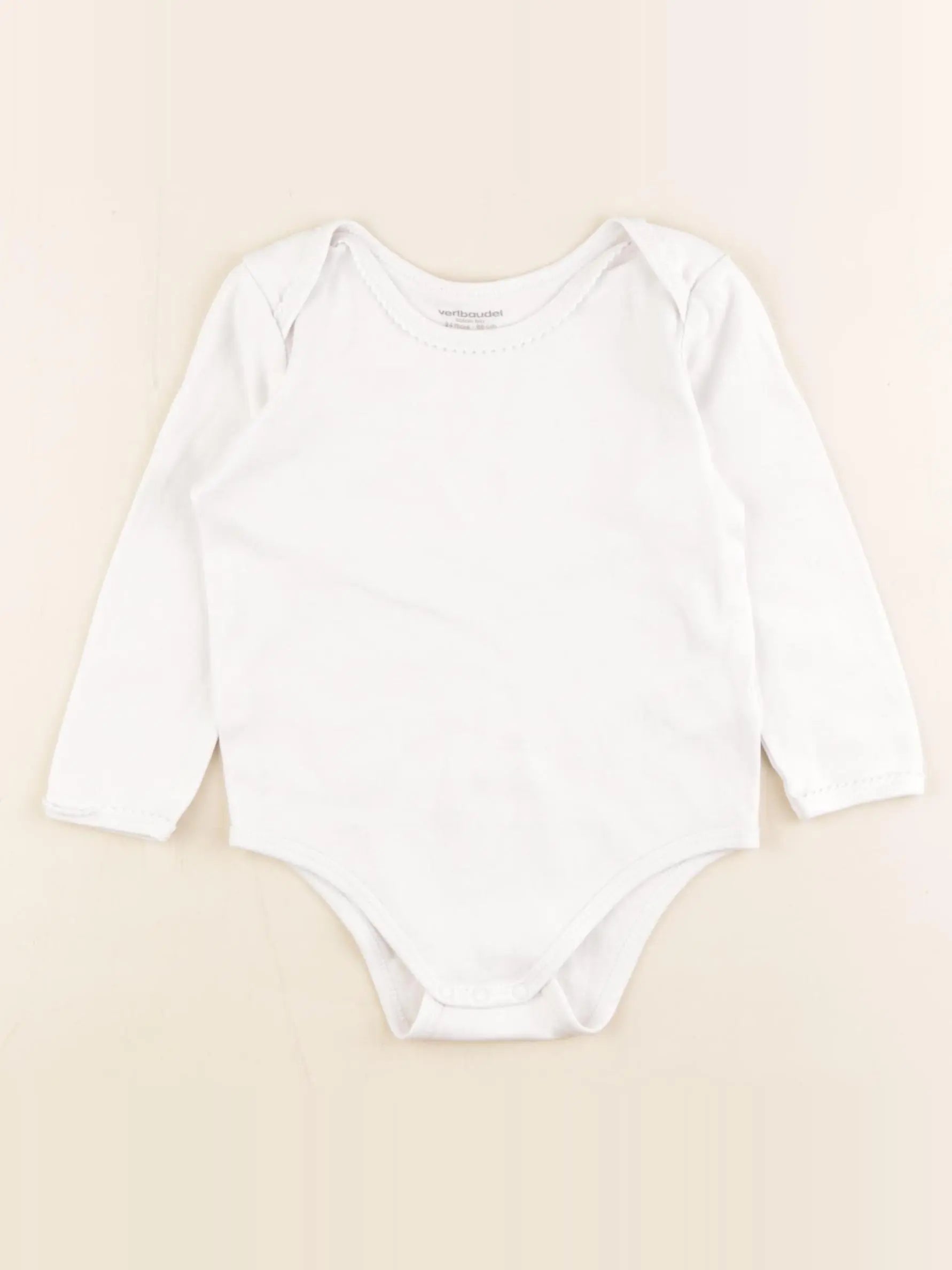 Vertbaudet - body blanc - 24 mois
