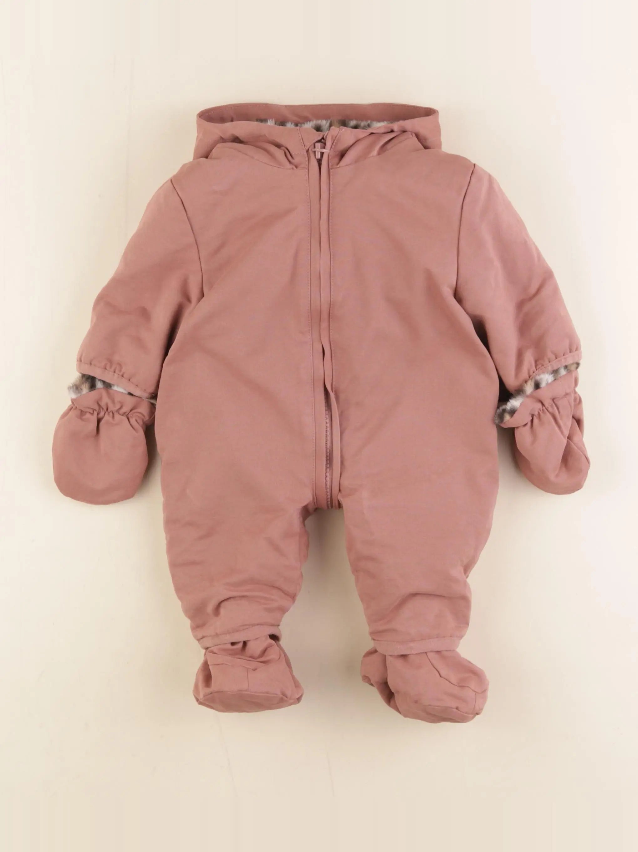 Vertbaudet - combi-pilote rose - 1 mois